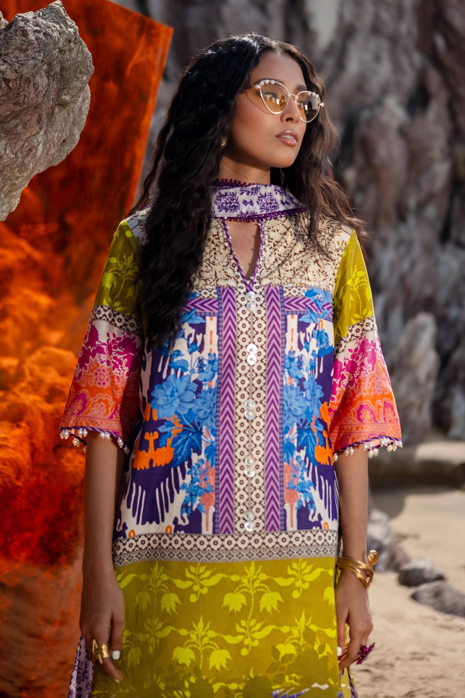 Sana Safinaz | Mahay Spring 24 | H241-015B-2I - Official Sana Safinaz stockist in UK - Sakeena London