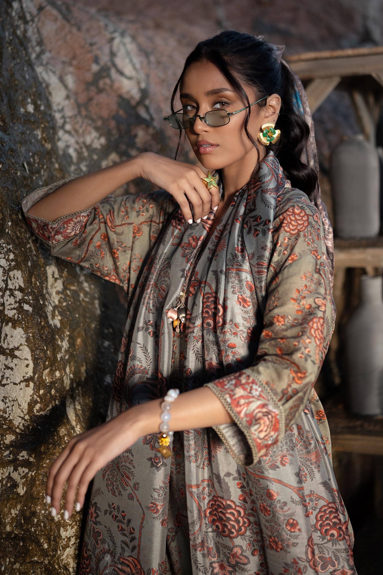 Sana Safinaz | Mahay Spring 24 | H241-016A-3CK - Official Sana Safinaz stockist in UK - Sakeena London