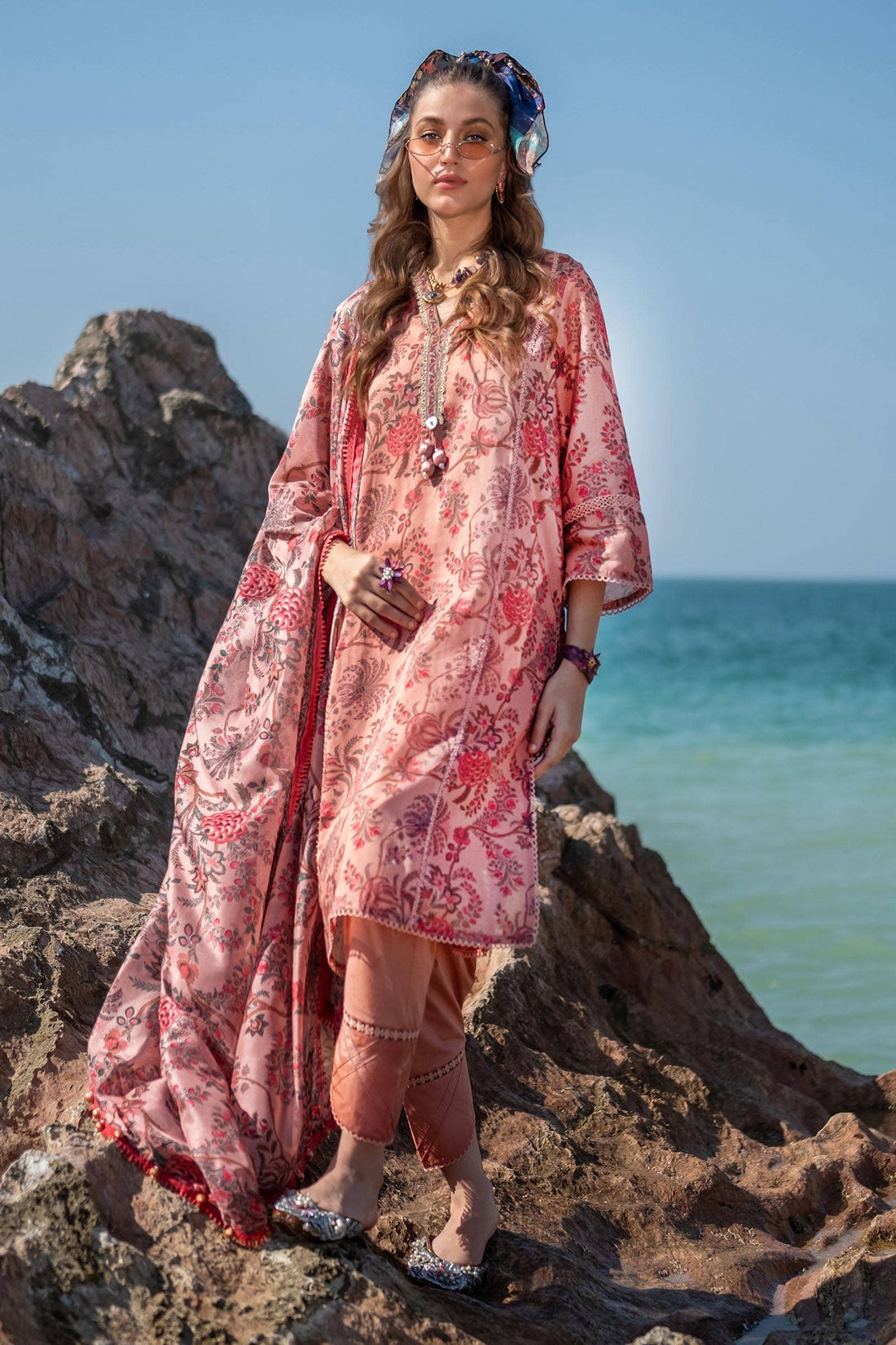 Sana Safinaz | Mahay Spring 24 | H241-016B-3CK - Official Sana Safinaz stockist in UK - Sakeena London