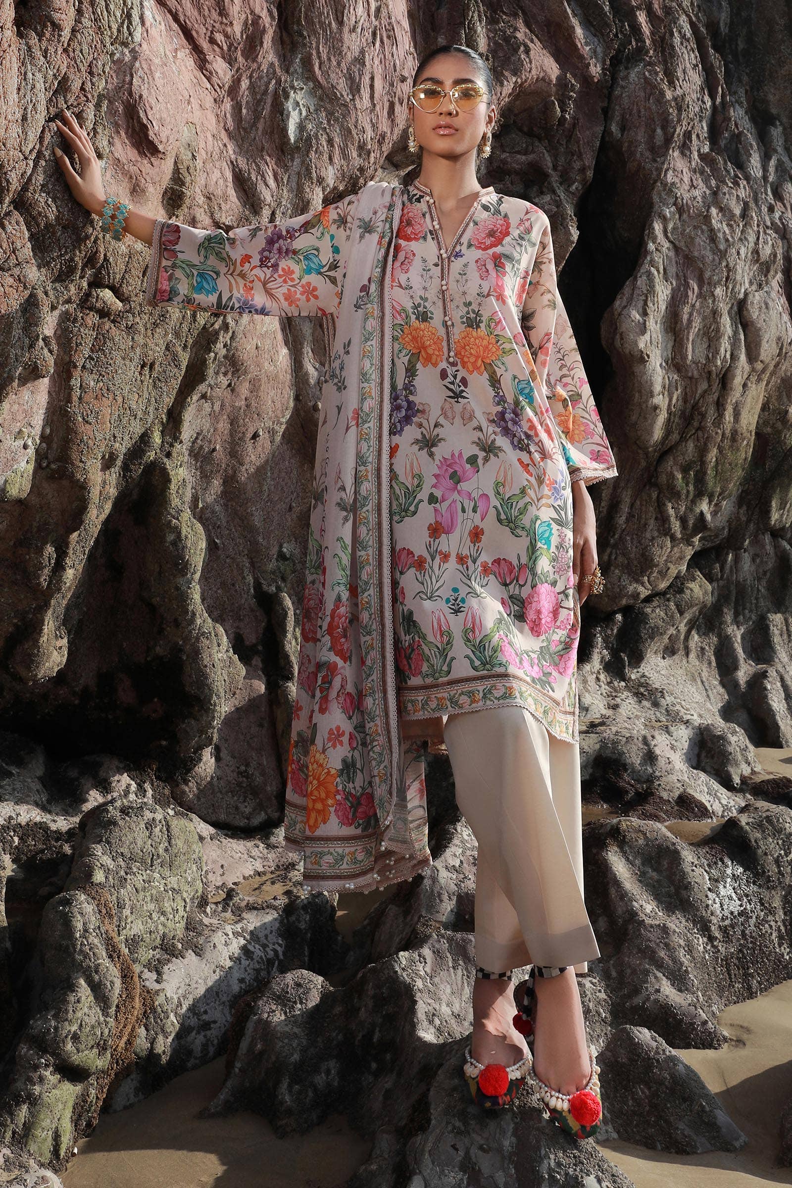 Sana Safinaz | Mahay Spring 24 | H241-019B-3CS - Official Sana Safinaz stockist in UK - Sakeena London