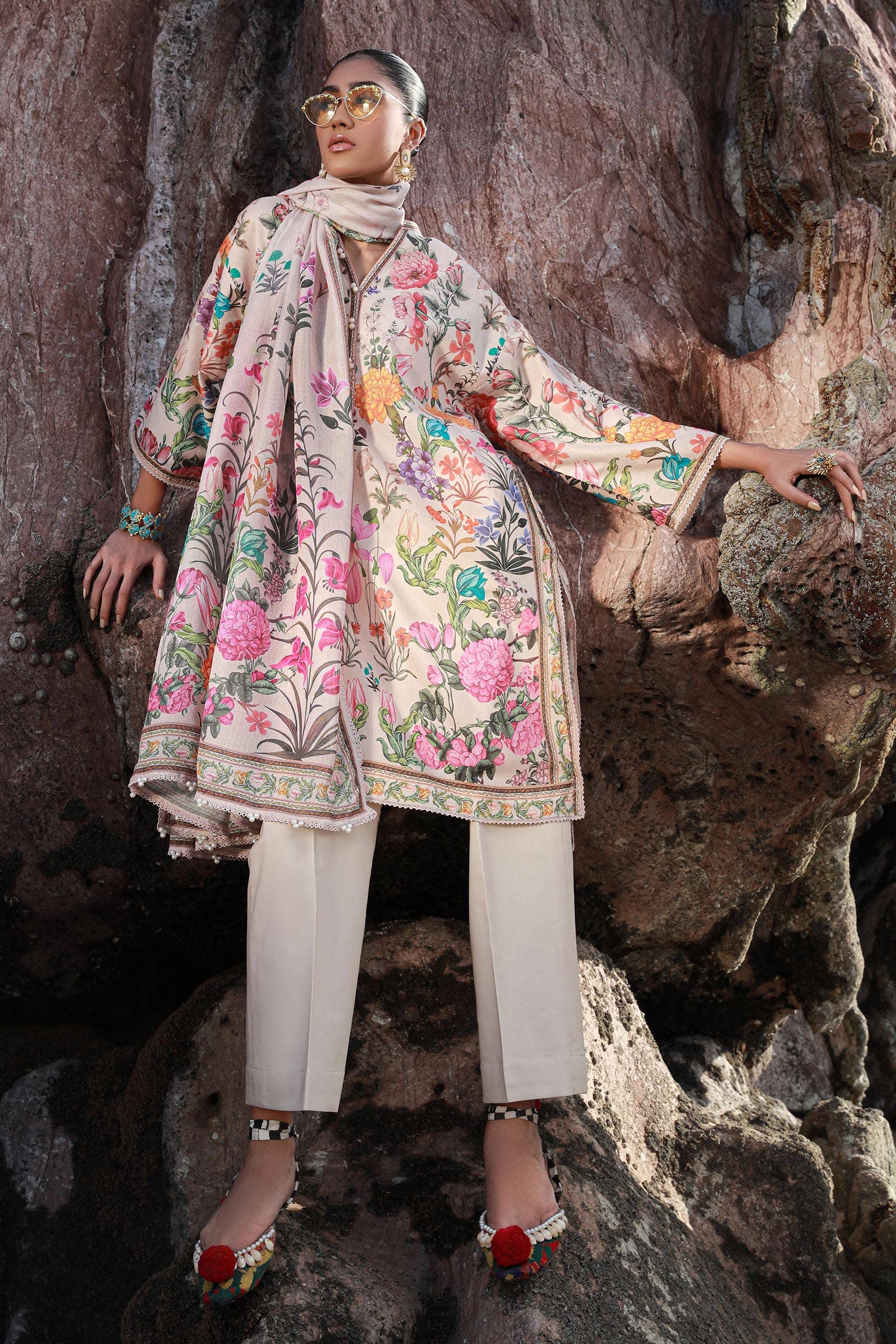 Sana Safinaz | Mahay Spring 24 | H241-019B-3CS - Official Sana Safinaz stockist in UK - Sakeena London