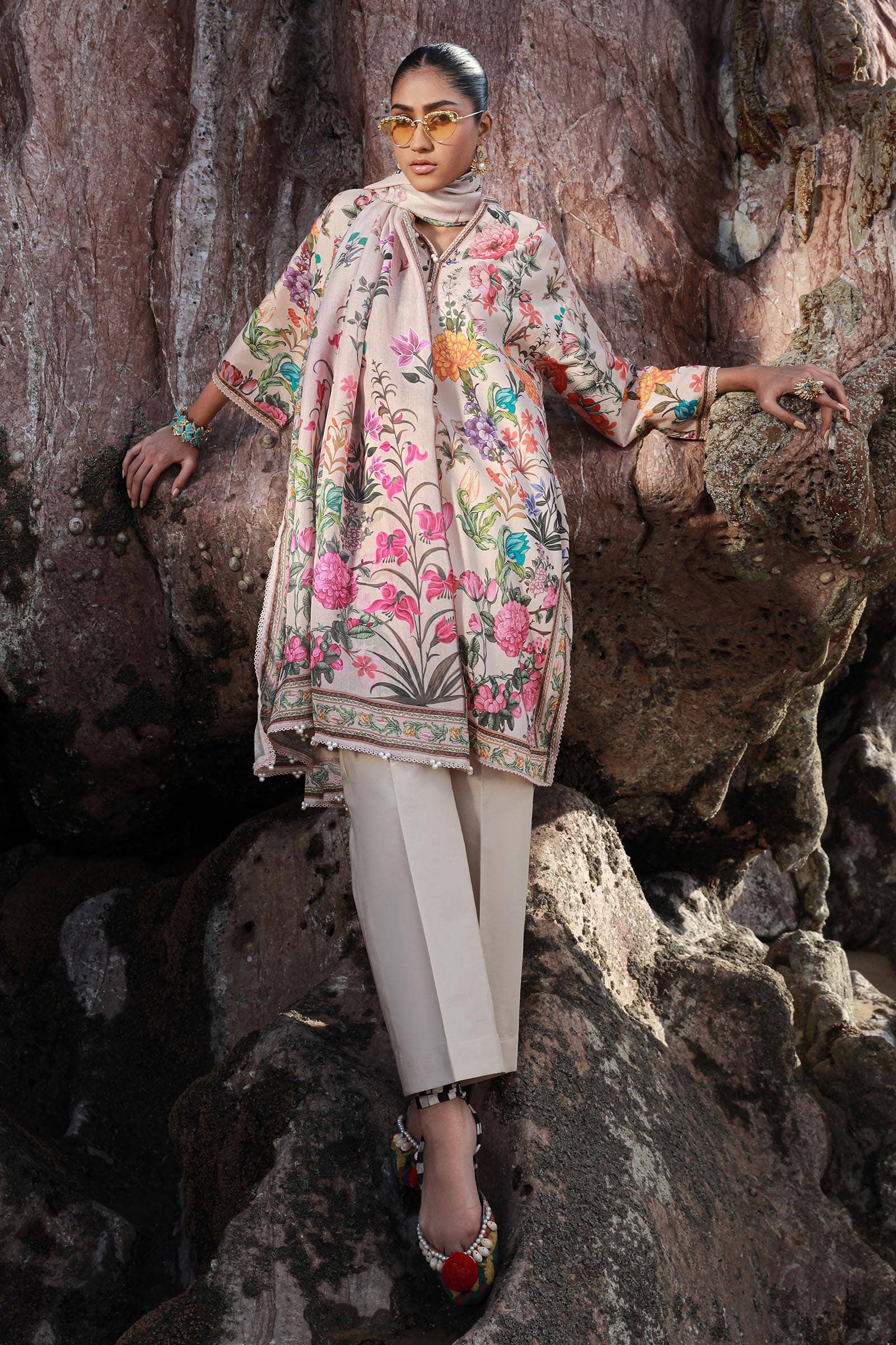 Sana Safinaz | Mahay Spring 24 | H241-019B-3CS - Official Sana Safinaz stockist in UK - Sakeena London