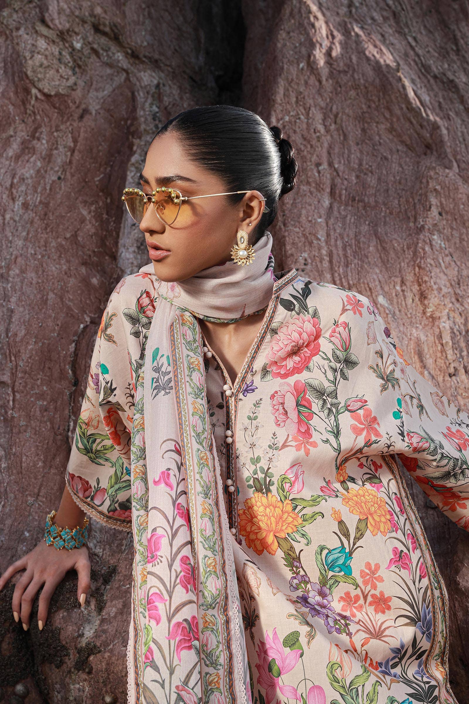 Sana Safinaz | Mahay Spring 24 | H241-019B-3CS - Official Sana Safinaz stockist in UK - Sakeena London