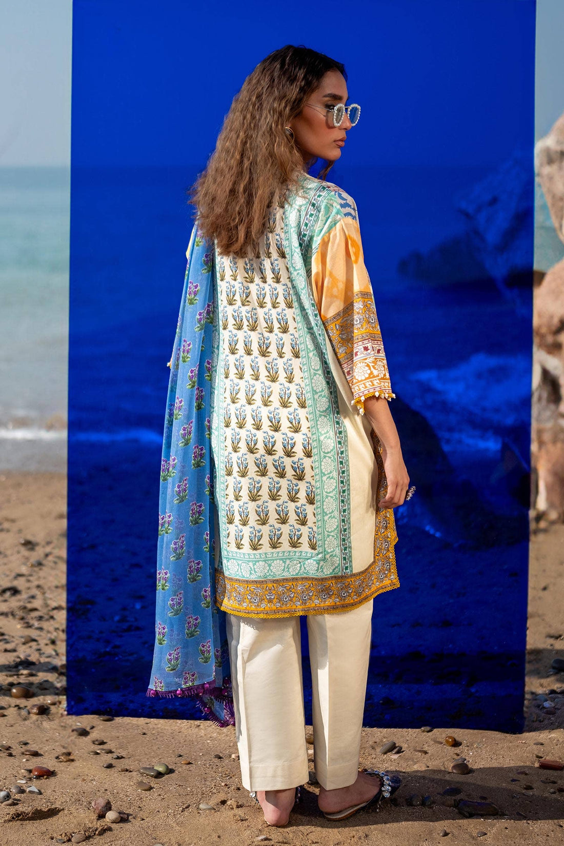 Sana Safinaz | Mahay Spring 24 | H241-003A-2BI - Official Sana Safinaz stockist in UK - Sakeena London