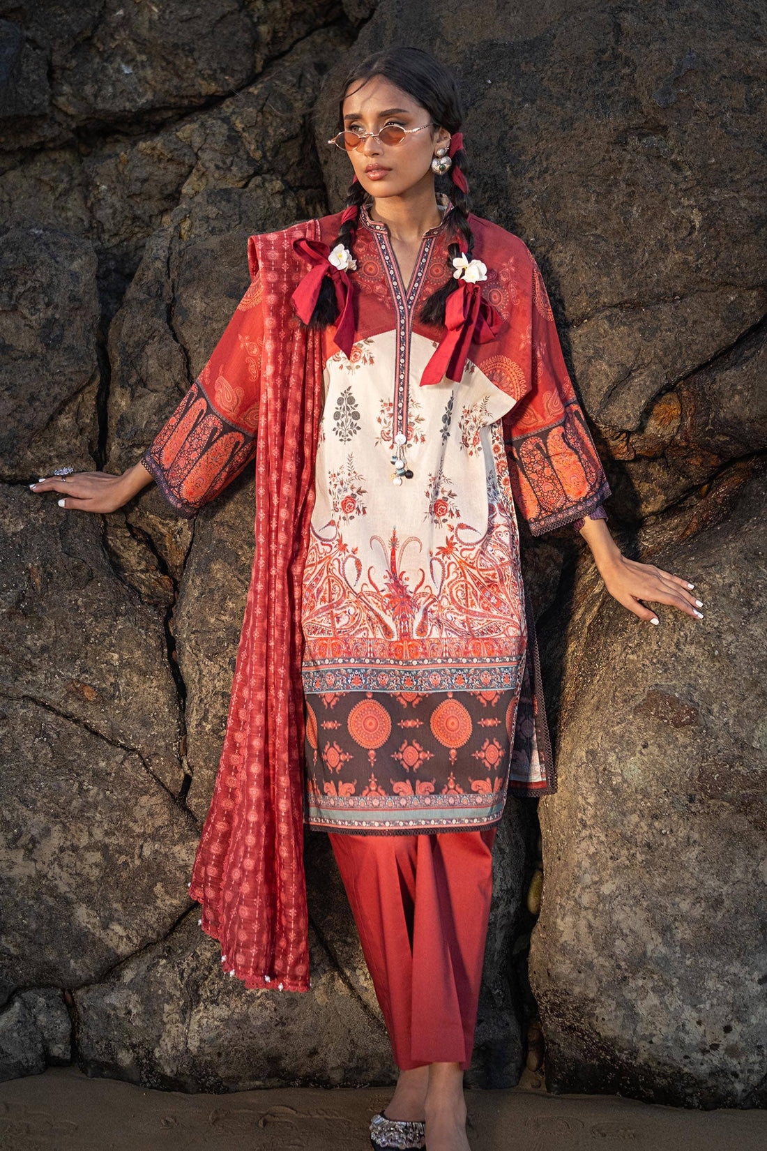 Sana Safinaz | Mahay Spring 24 | H241-021A-3DE - Official Sana Safinaz stockist in UK - Sakeena London