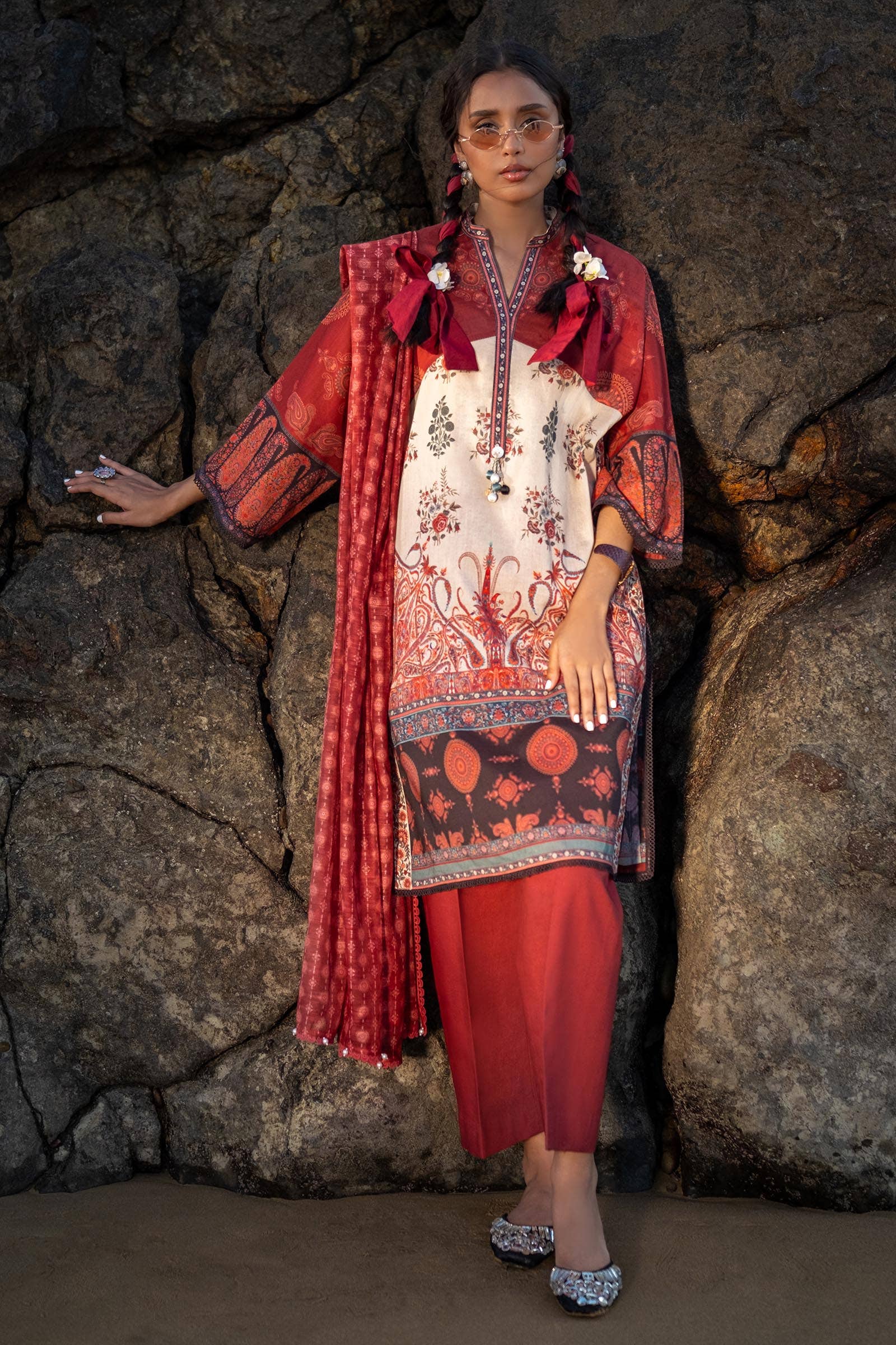 Sana Safinaz | Mahay Spring 24 | H241-021A-3DE - Official Sana Safinaz stockist in UK - Sakeena London