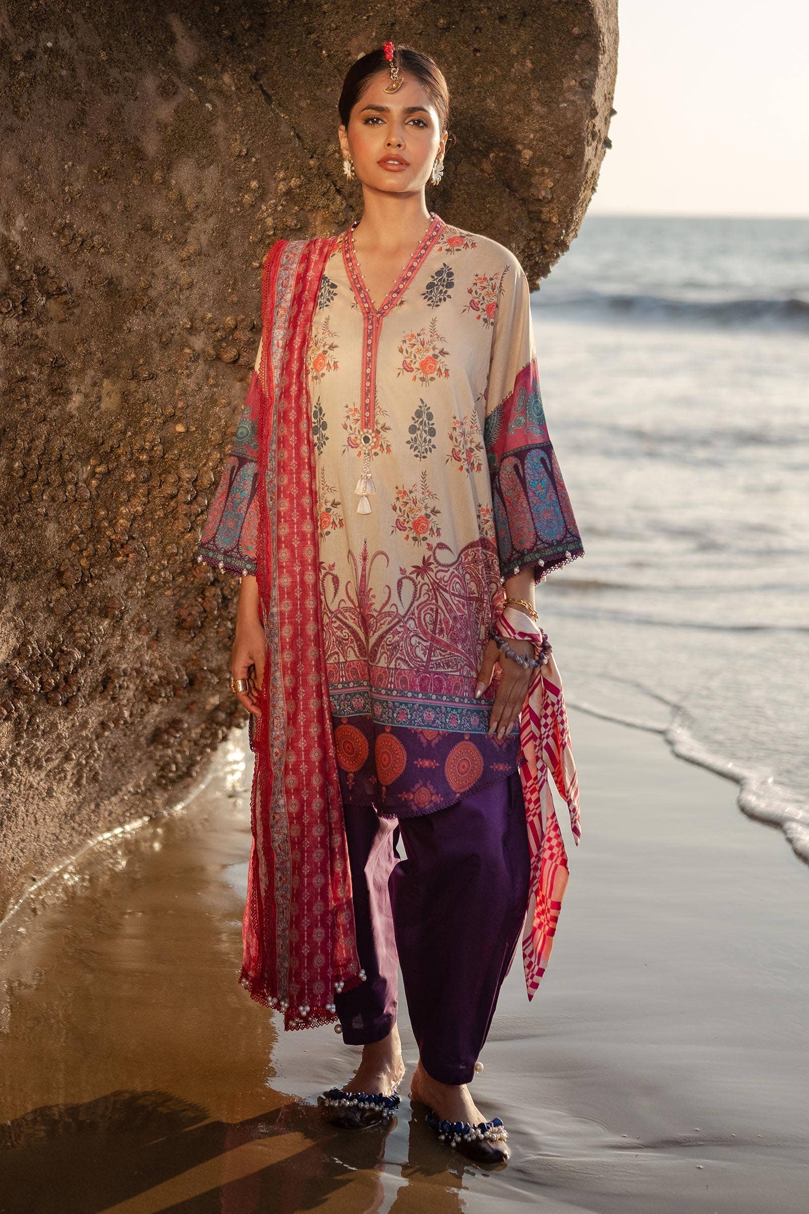 Sana Safinaz | Mahay Spring 24 | H241-021B-3DE - Official Sana Safinaz stockist in UK - Sakeena London