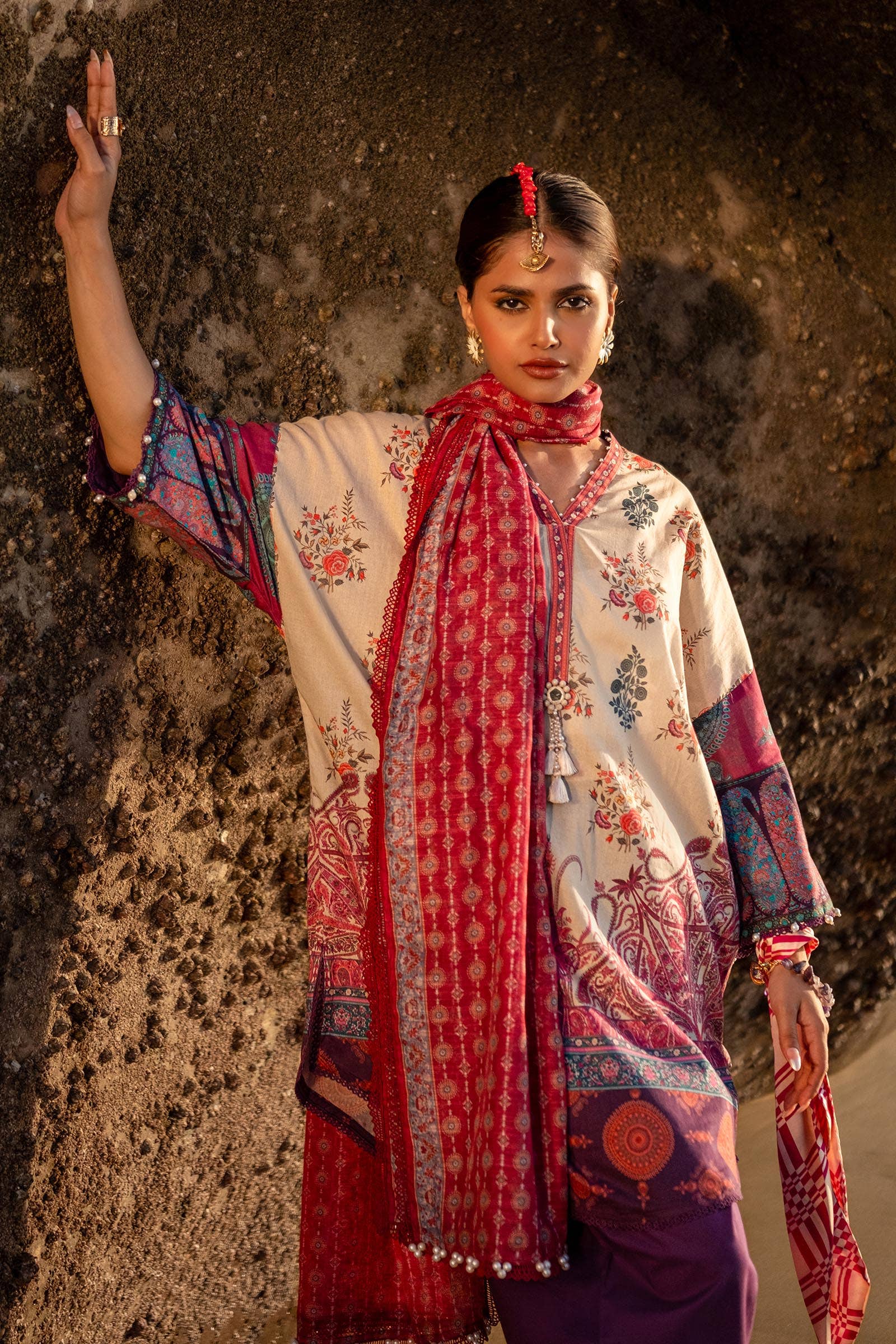 Sana Safinaz | Mahay Spring 24 | H241-021B-3DE - Official Sana Safinaz stockist in UK - Sakeena London