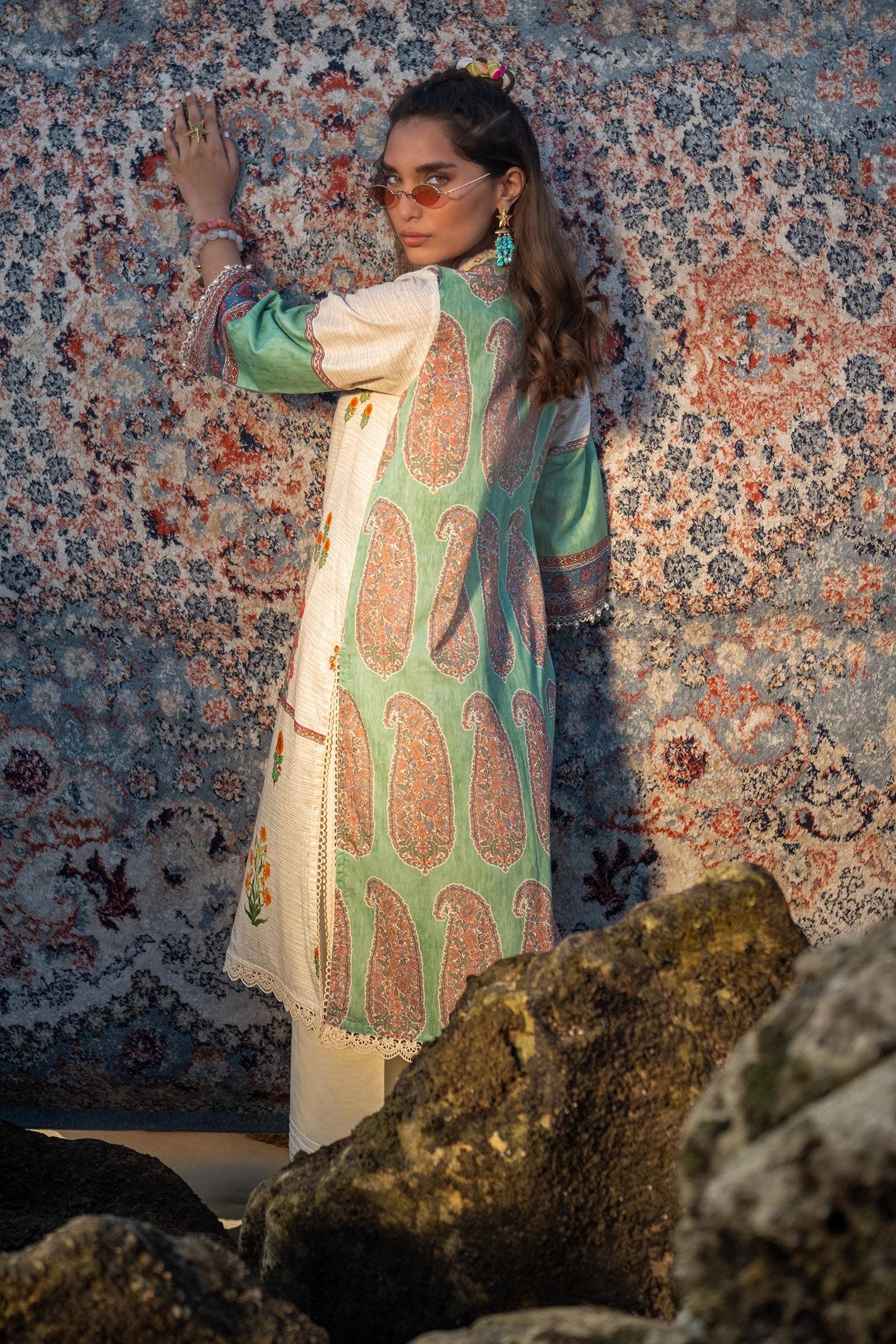 Sana Safinaz | Mahay Spring 24 | H241-022A-2BS - Official Sana Safinaz stockist in UK - Sakeena London