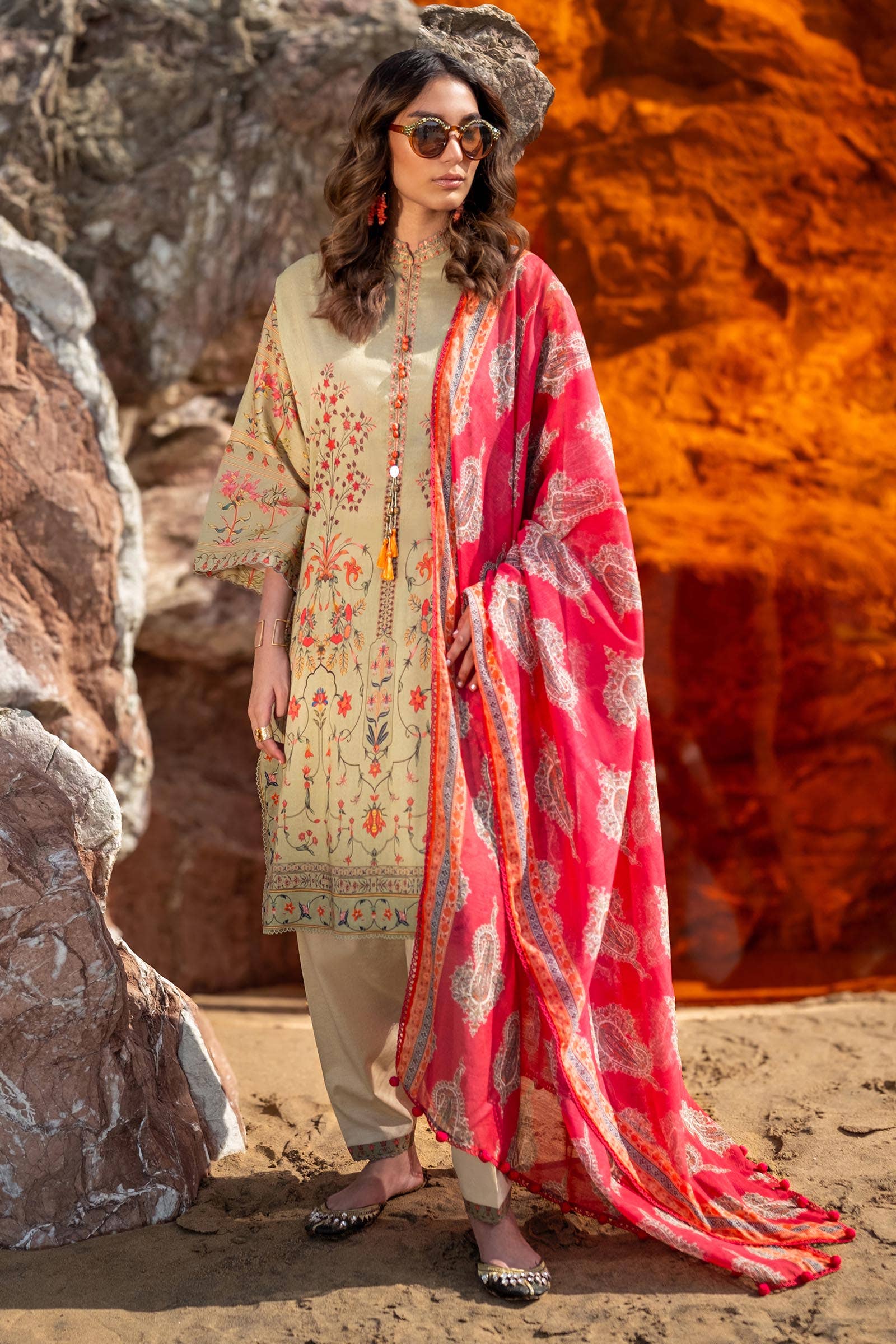 Sana Safinaz | Mahay Spring 24 | H241-023B-2DD - Official Sana Safinaz stockist in UK - Sakeena London