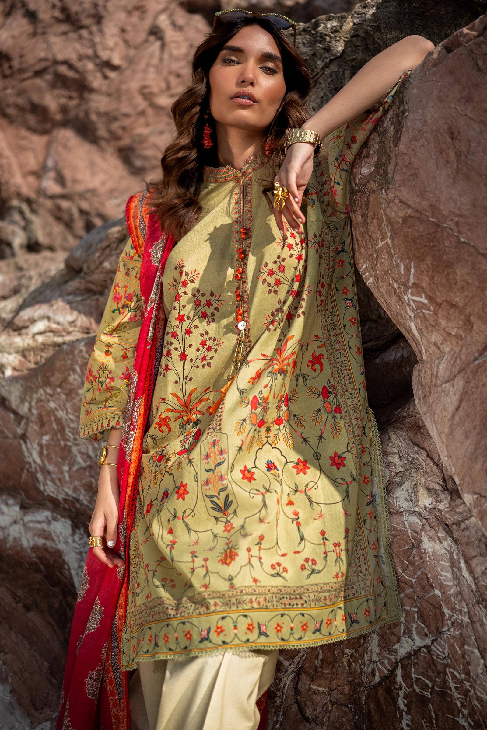 Sana Safinaz | Mahay Spring 24 | H241-023B-2DD - Official Sana Safinaz stockist in UK - Sakeena London