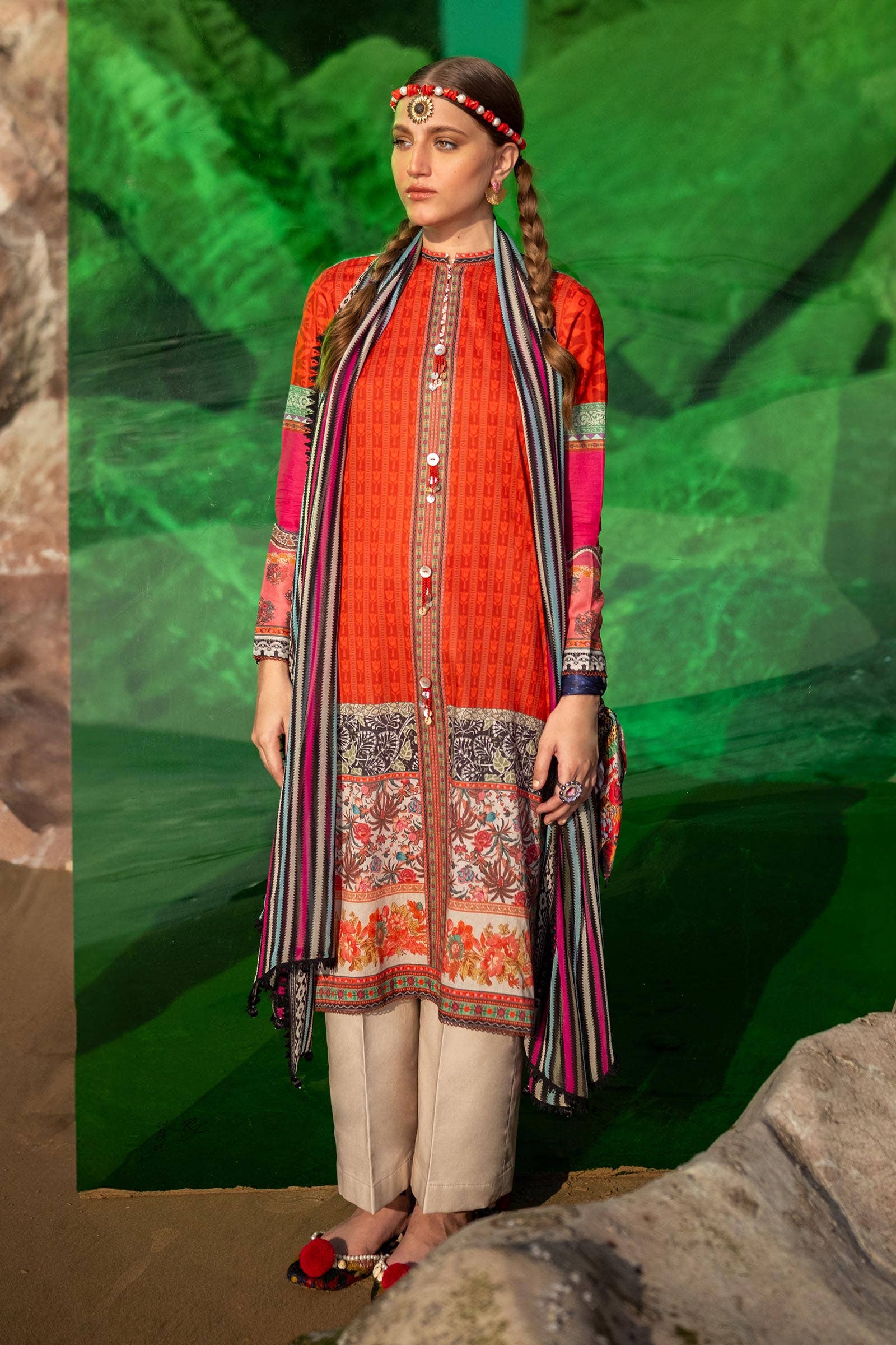 Sana Safinaz | Mahay Spring 24 | H241-024B-2I - Official Sana Safinaz stockist in UK - Sakeena London