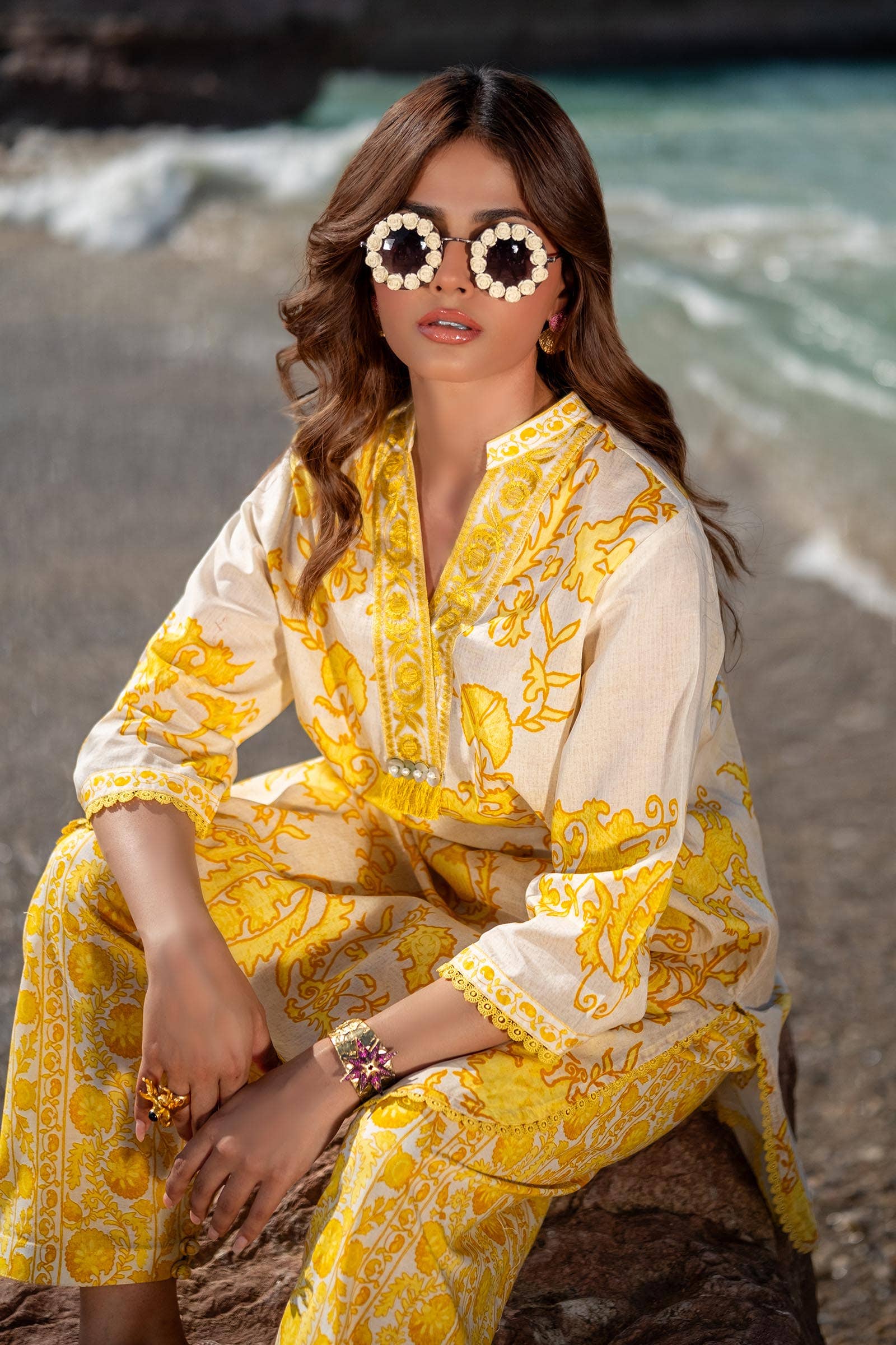 Sana Safinaz | Mahay Spring 24 | H241-025A-2AC - Official Sana Safinaz stockist in UK - Sakeena London