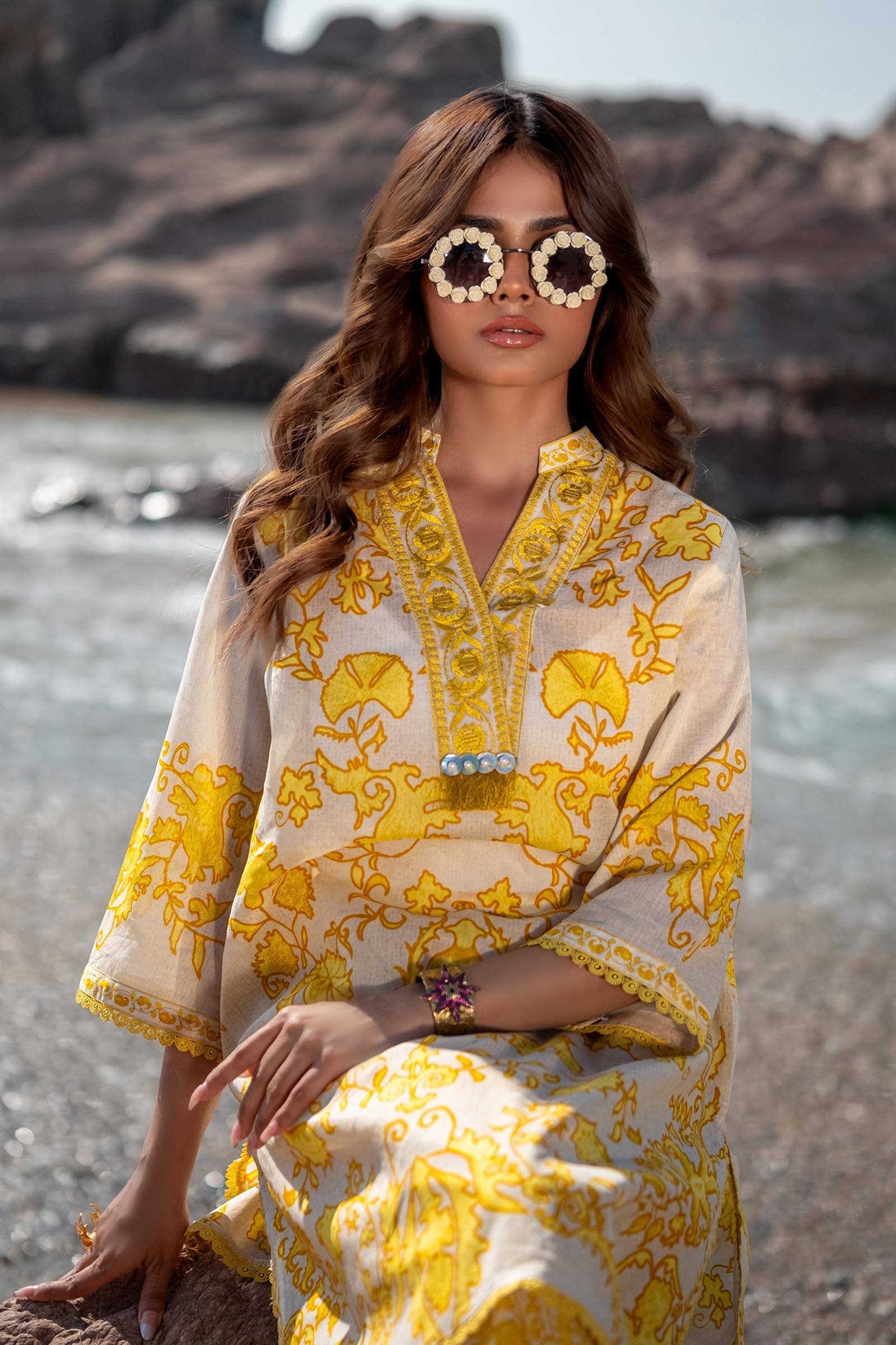 Sana Safinaz | Mahay Spring 24 | H241-025A-2AC - Official Sana Safinaz stockist in UK - Sakeena London