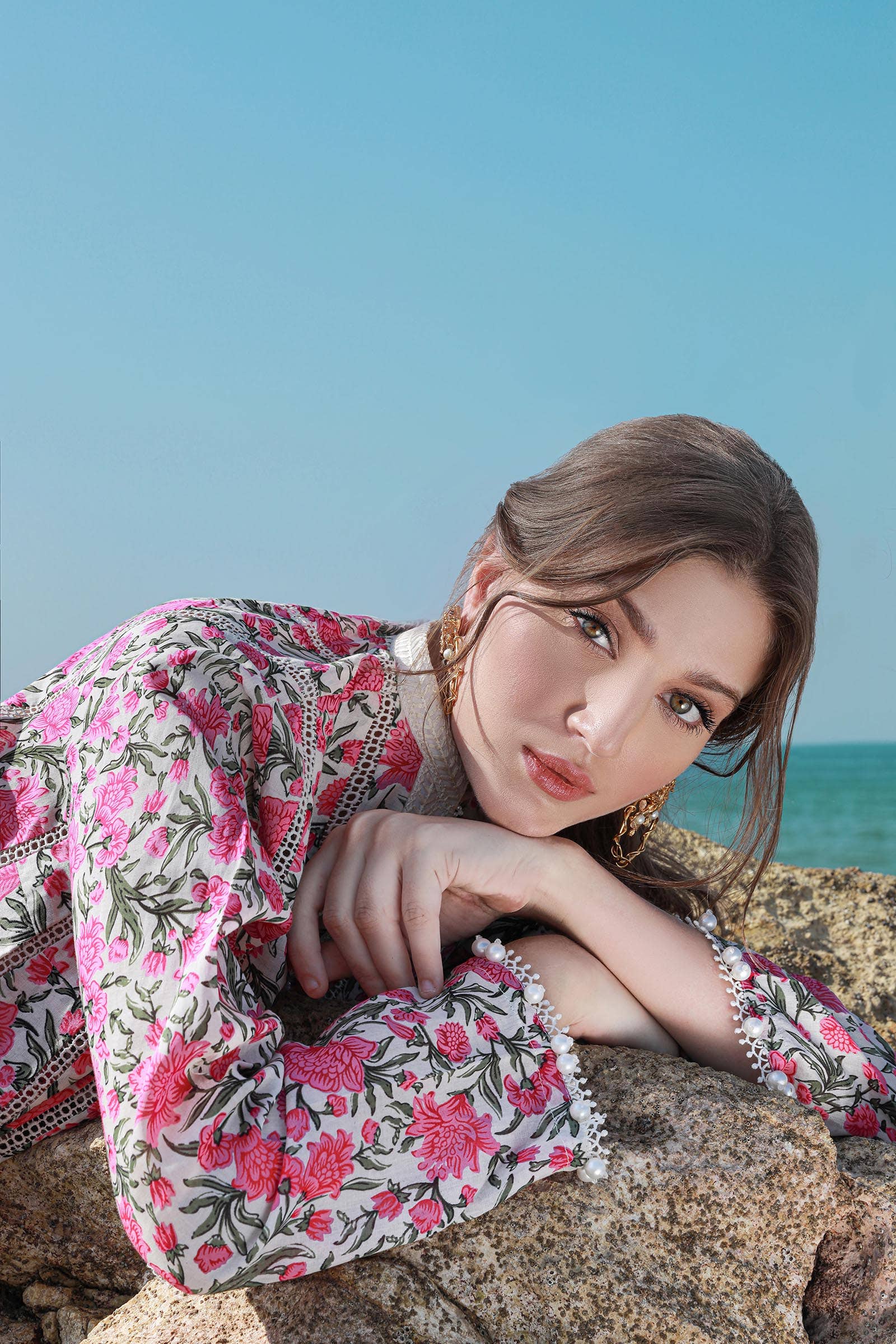 Sana Safinaz | Mahay Spring 24 | H241-004A-3CG - Official Sana Safinaz stockist in UK - Sakeena London
