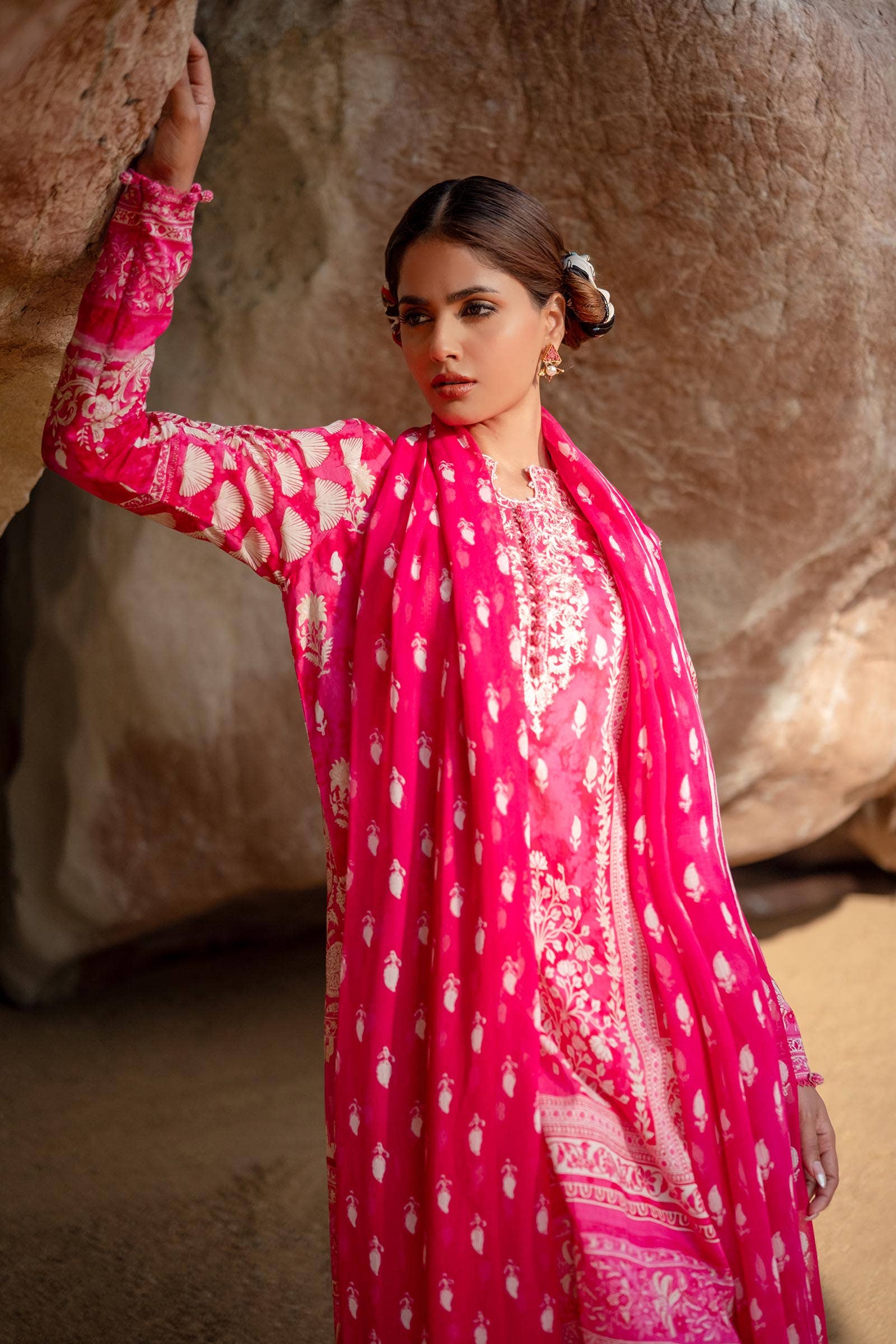 Sana Safinaz | Mahay Spring 24 | H241-005A-3CI - Official Sana Safinaz stockist in UK - Sakeena London