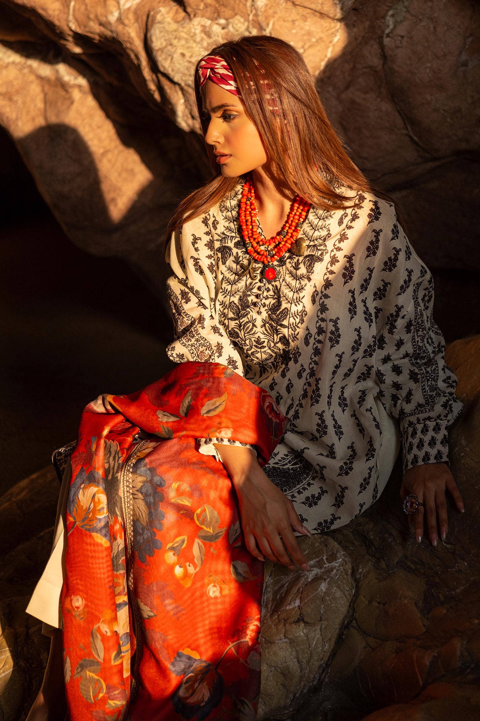 Sana Safinaz | Mahay Spring 24 | H241-006A-2BS - Official Sana Safinaz stockist in UK - Sakeena London