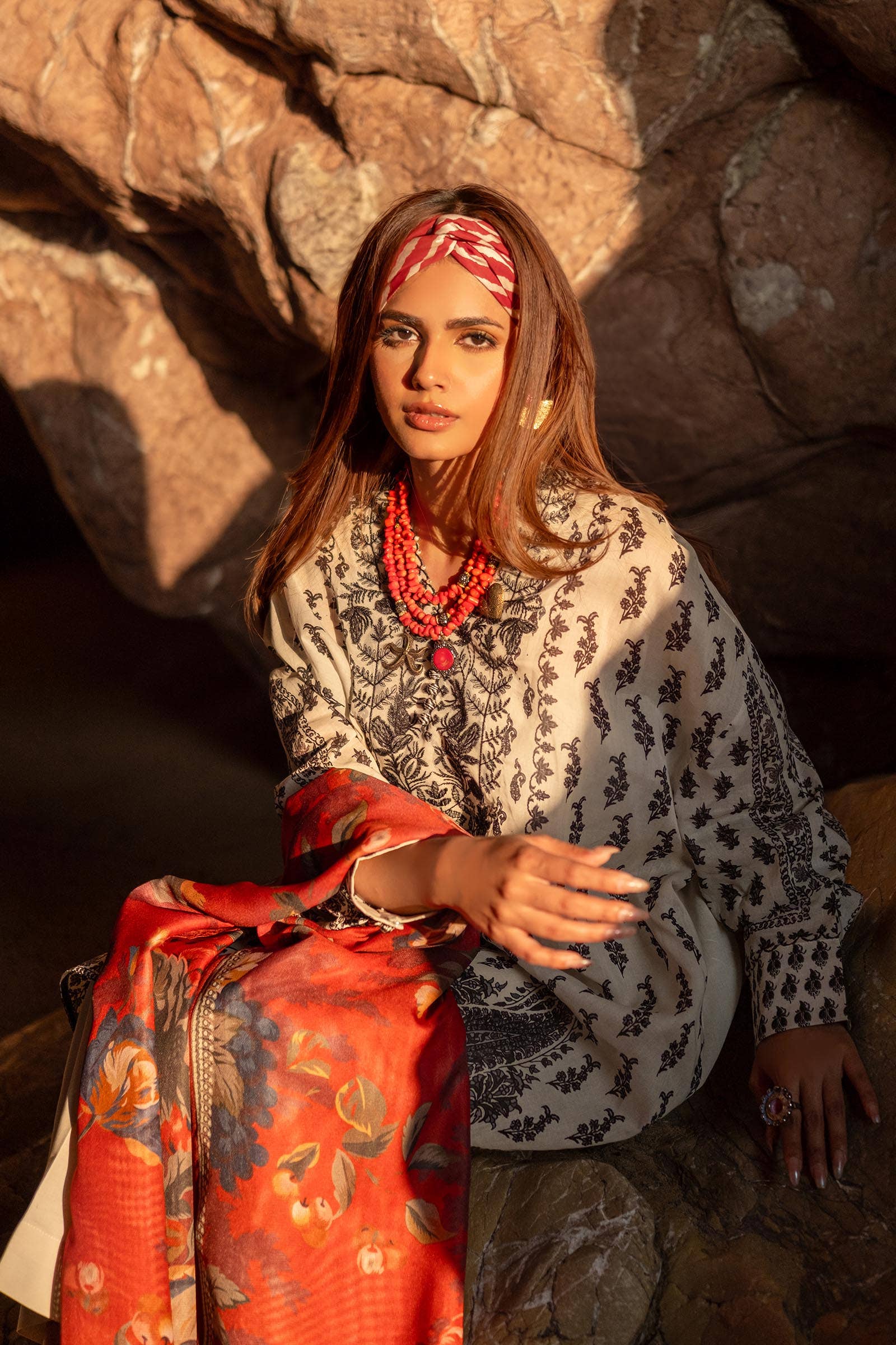 Sana Safinaz | Mahay Spring 24 | H241-006A-2BS - Official Sana Safinaz stockist in UK - Sakeena London