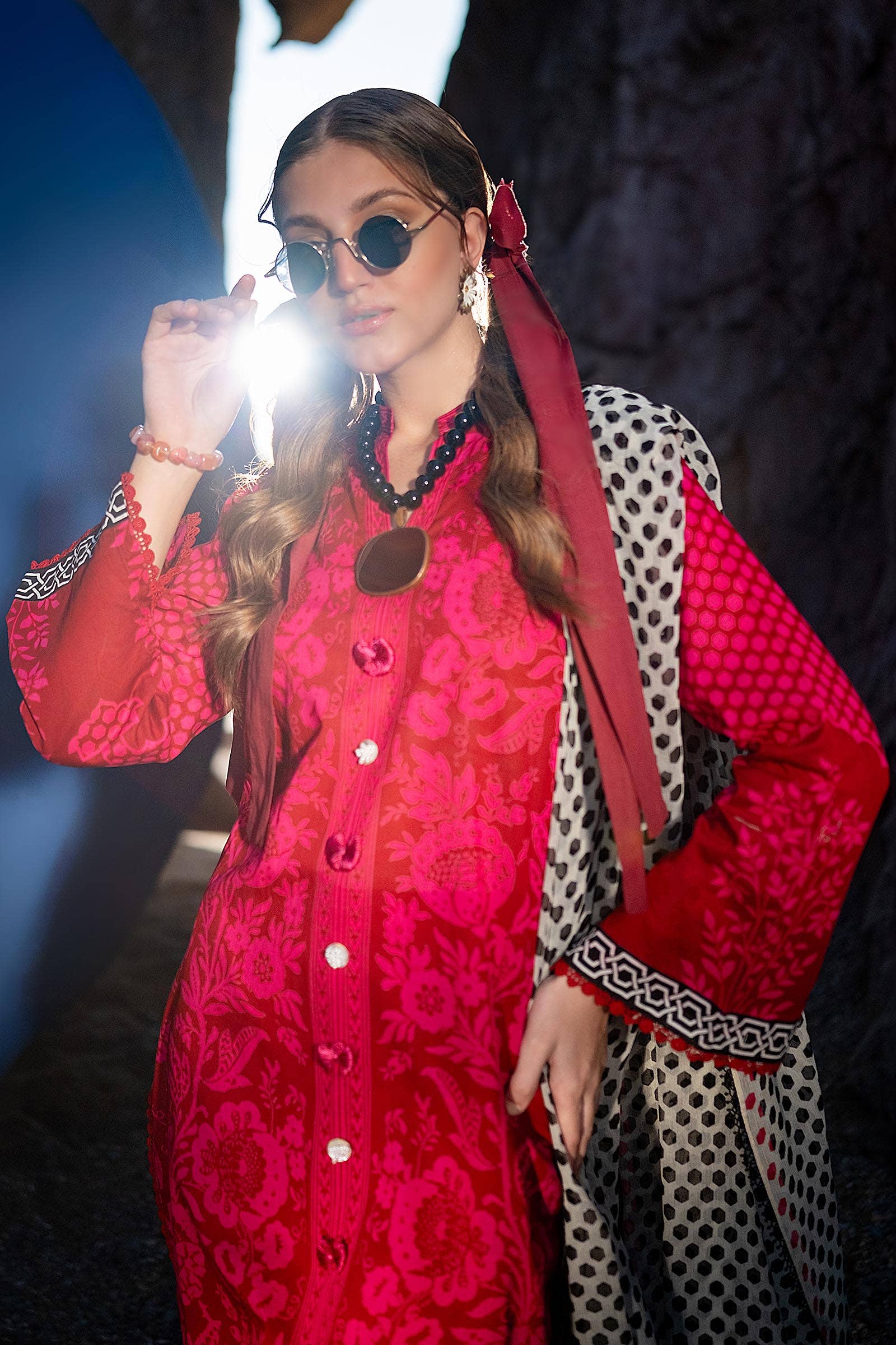 Sana Safinaz | Mahay Spring 24 | H241-010A-3CI - Official Sana Safinaz stockist in UK - Sakeena London
