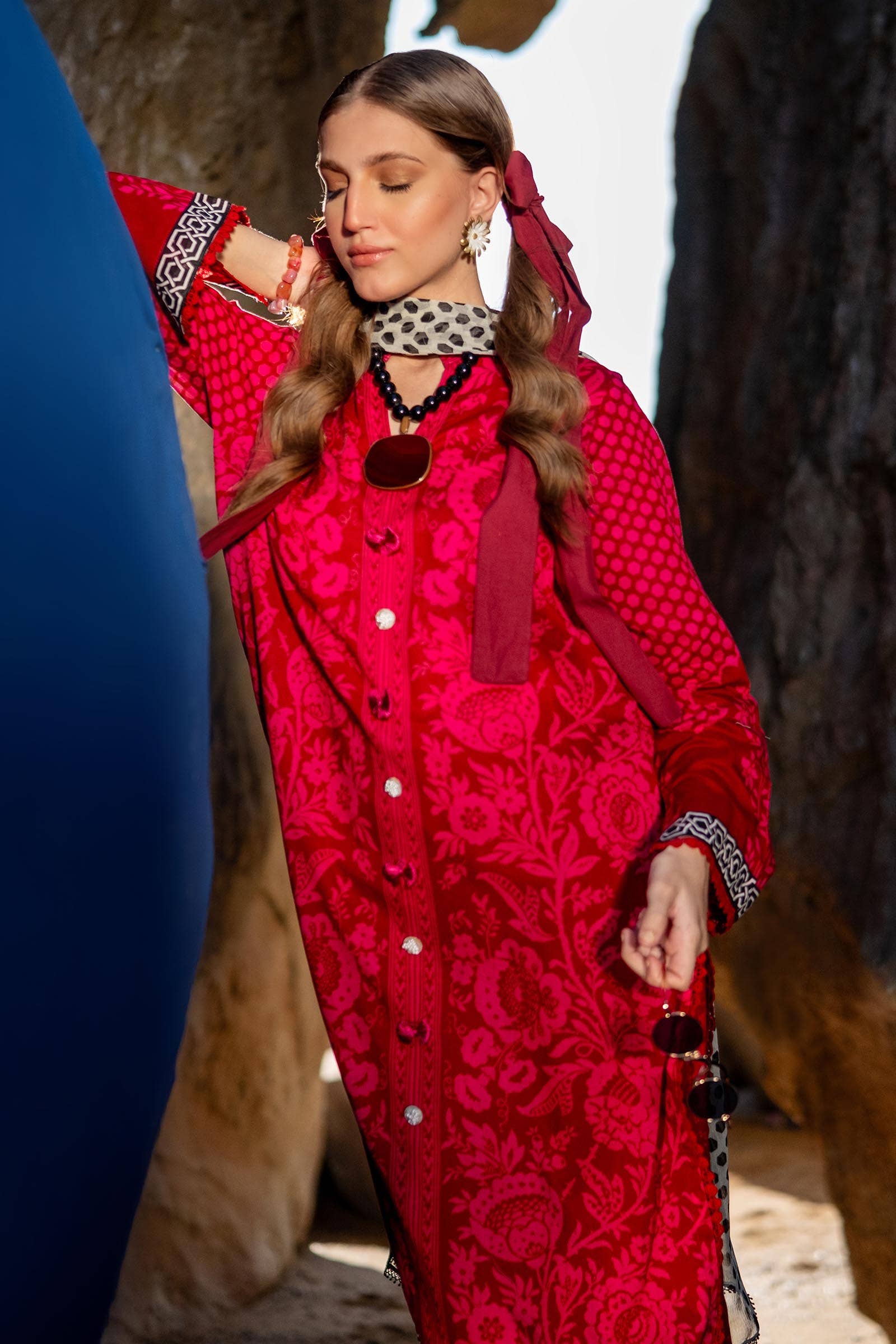 Sana Safinaz | Mahay Spring 24 | H241-010A-3CI - Official Sana Safinaz stockist in UK - Sakeena London