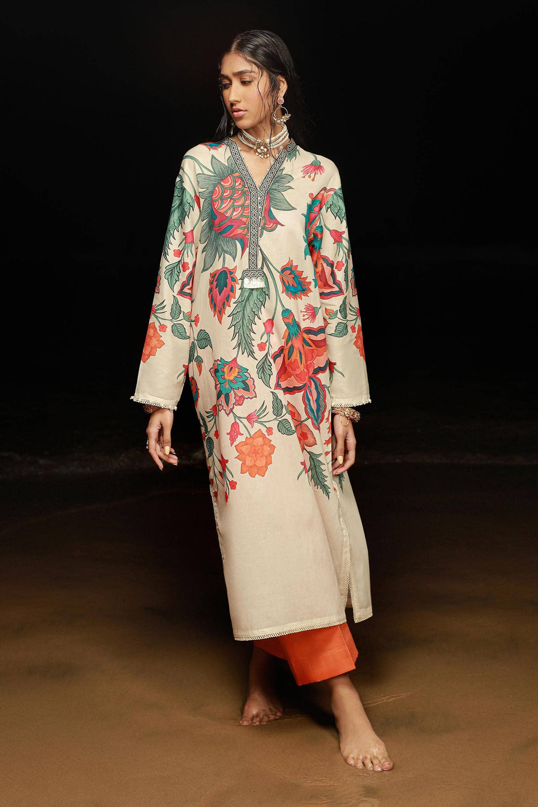 Sana Safinaz | Mahay Spring 24 | H241-011B-2C - Official Sana Safinaz stockist in UK - Sakeena London