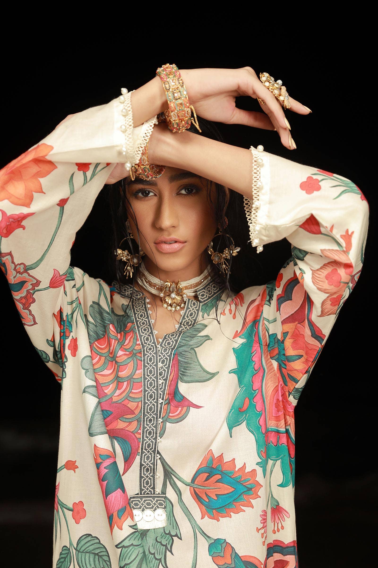 Sana Safinaz | Mahay Spring 24 | H241-011B-2C - Official Sana Safinaz stockist in UK - Sakeena London