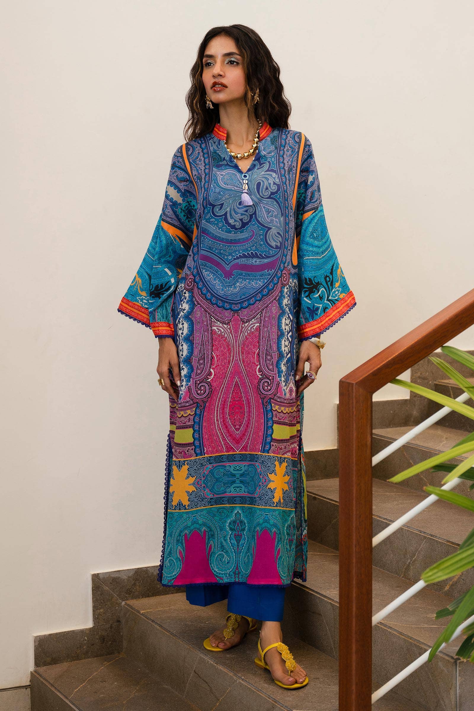 Sana Safinaz | Mahay Spring 24 | H241-012B-2C - Official Sana Safinaz stockist in UK - Sakeena London
