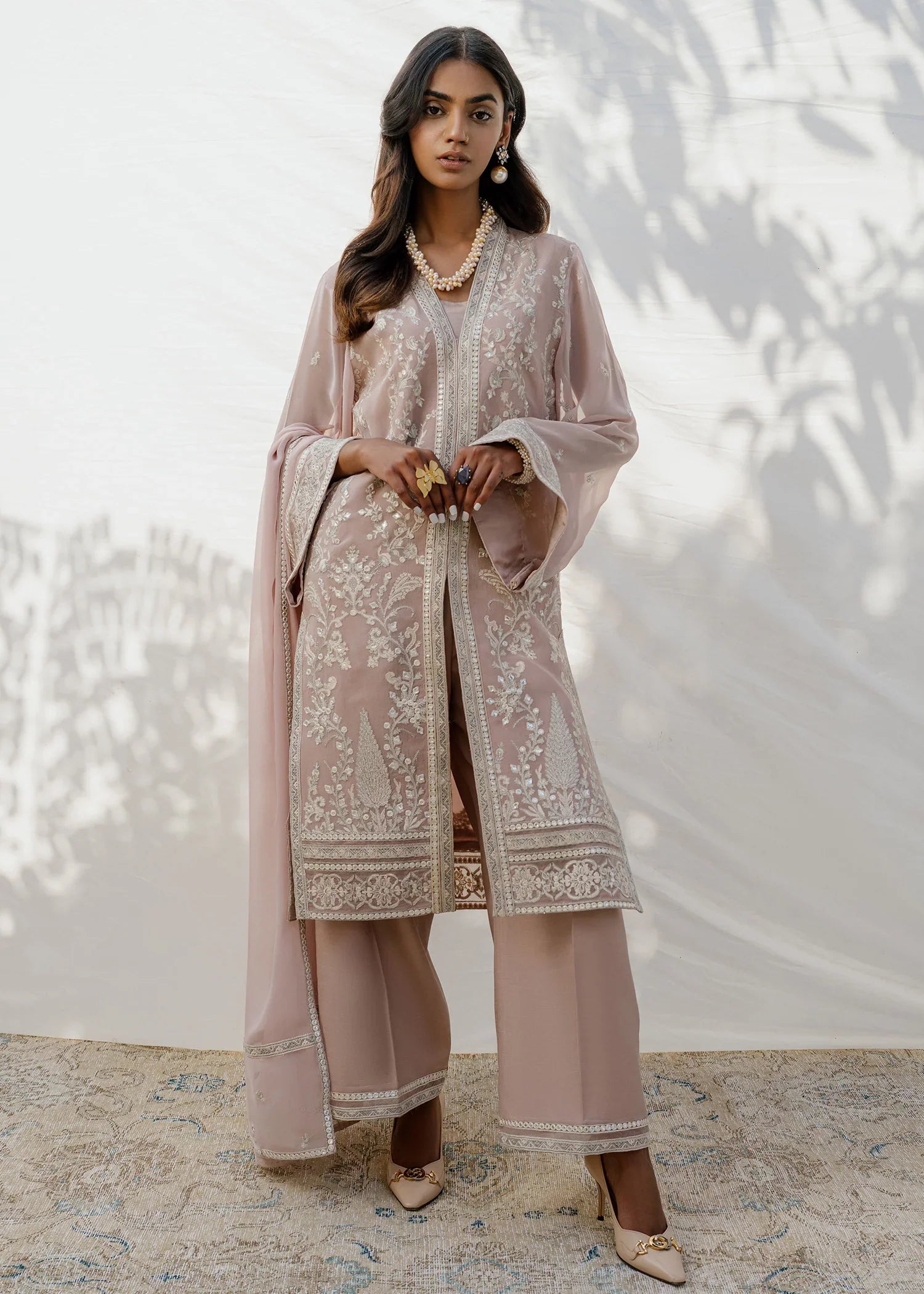Mahgul | Eid Edit 2024 | Mauve Flora - Official Mahgul stockist in UK - Sakeena London