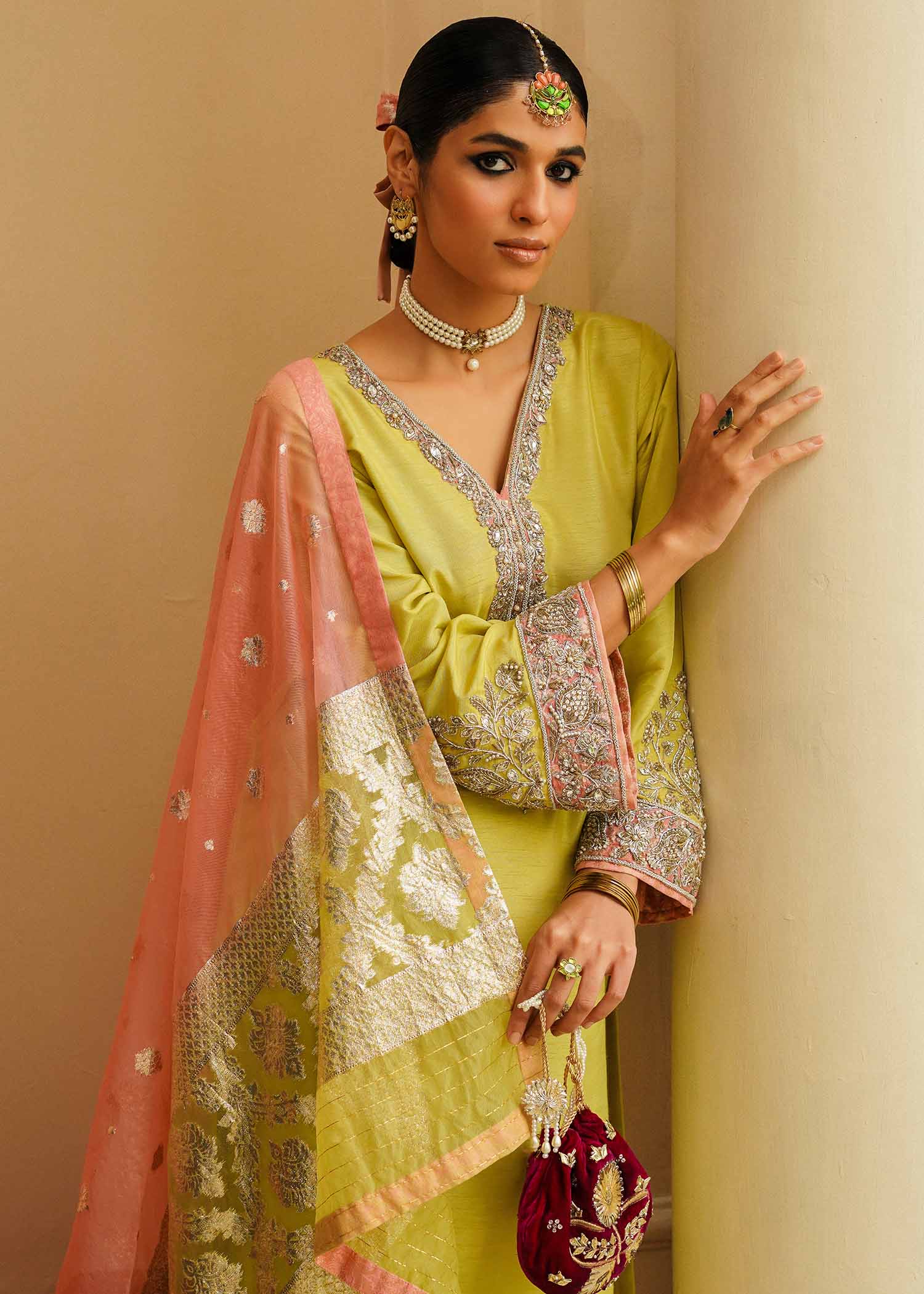 Mahgul | Eid Edit 2024 | Lemon Mint - Official Mahgul stockist in UK - Sakeena London