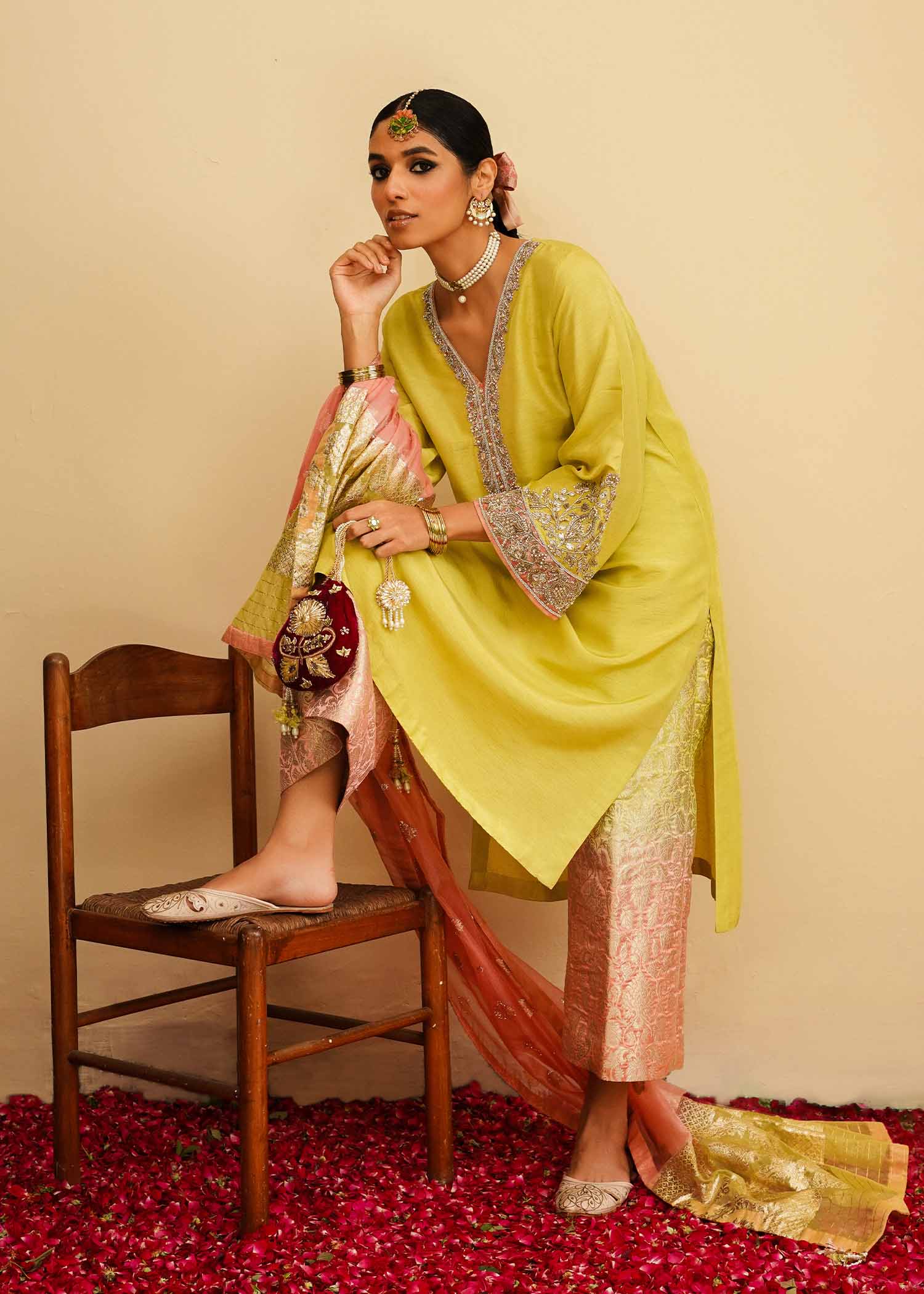 Mahgul | Eid Edit 2024 | Lemon Mint - Official Mahgul stockist in UK - Sakeena London