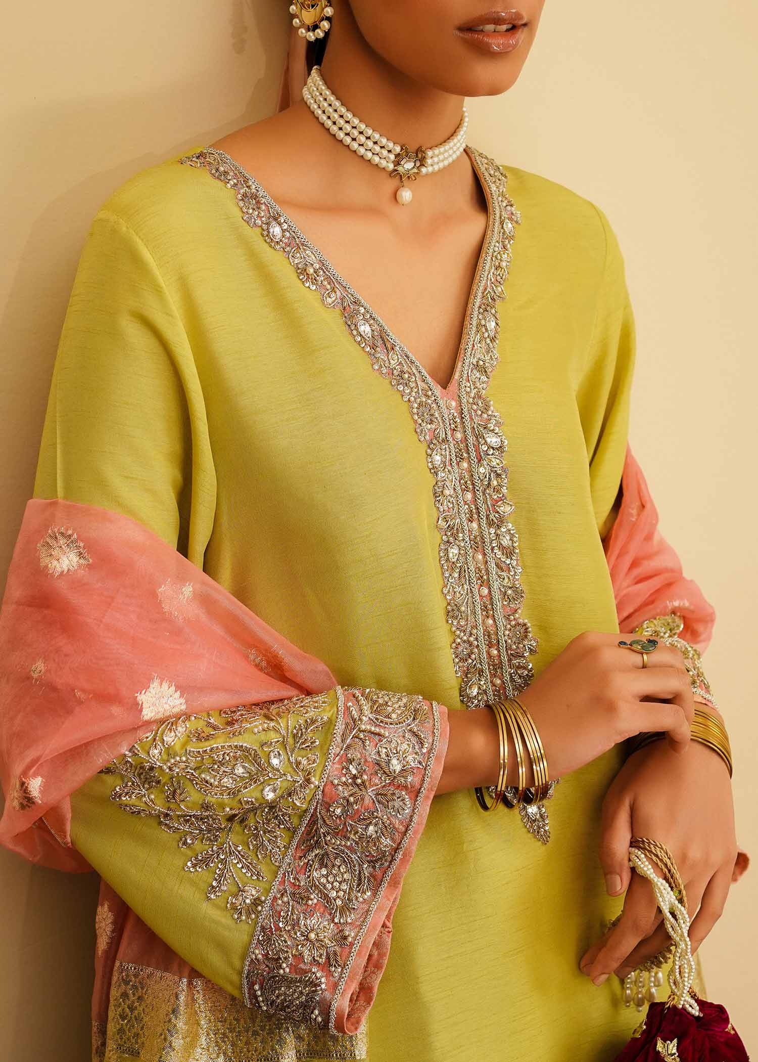 Mahgul | Eid Edit 2024 | Lemon Mint - Official Mahgul stockist in UK - Sakeena London