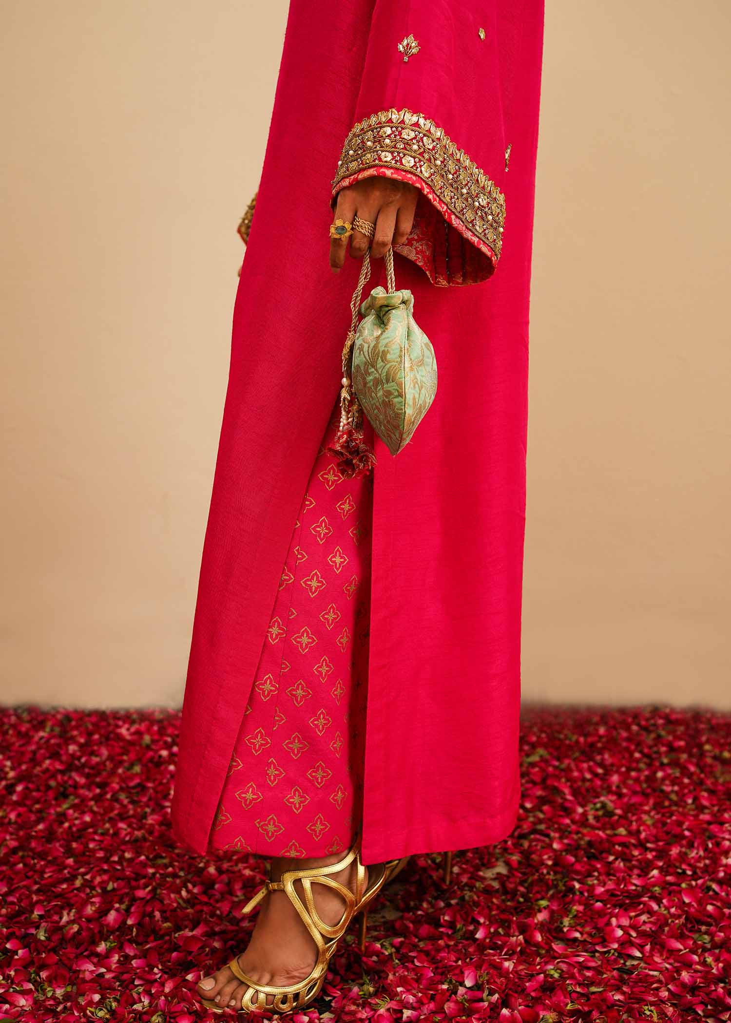 Mahgul | Eid Edit 2024 | Fuschia Rose - Official Mahgul stockist in UK - Sakeena London