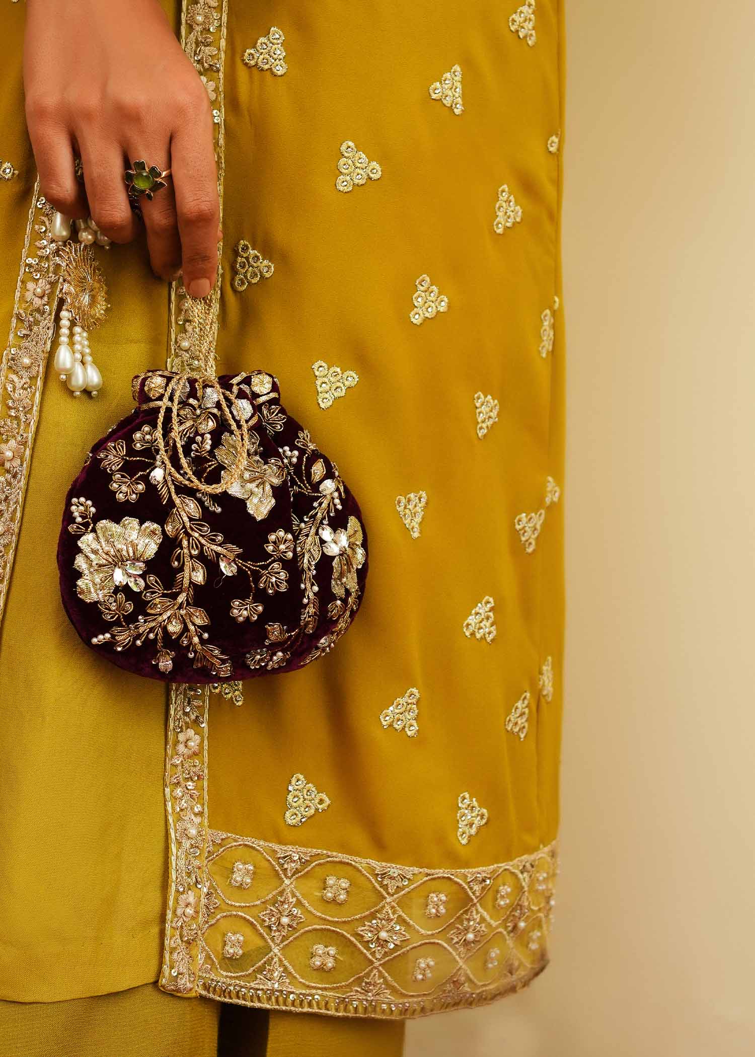 Mahgul | Eid Edit 2024 | Mustard Shine - Official Mahgul stockist in UK - Sakeena London