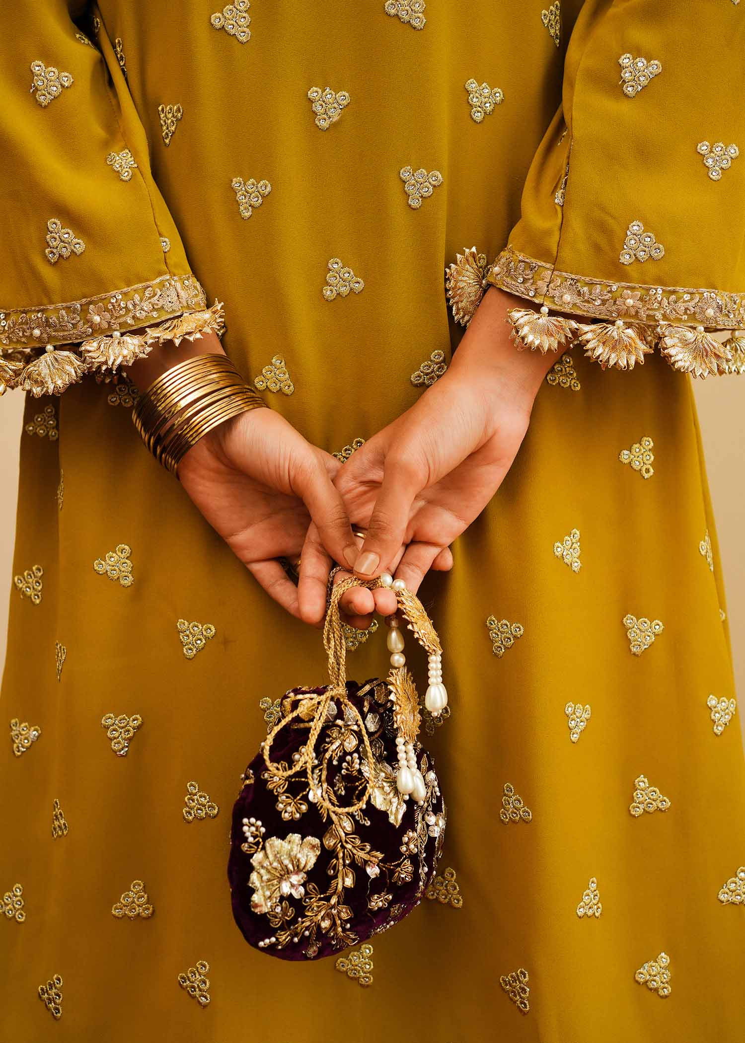 Mahgul | Eid Edit 2024 | Mustard Shine - Official Mahgul stockist in UK - Sakeena London