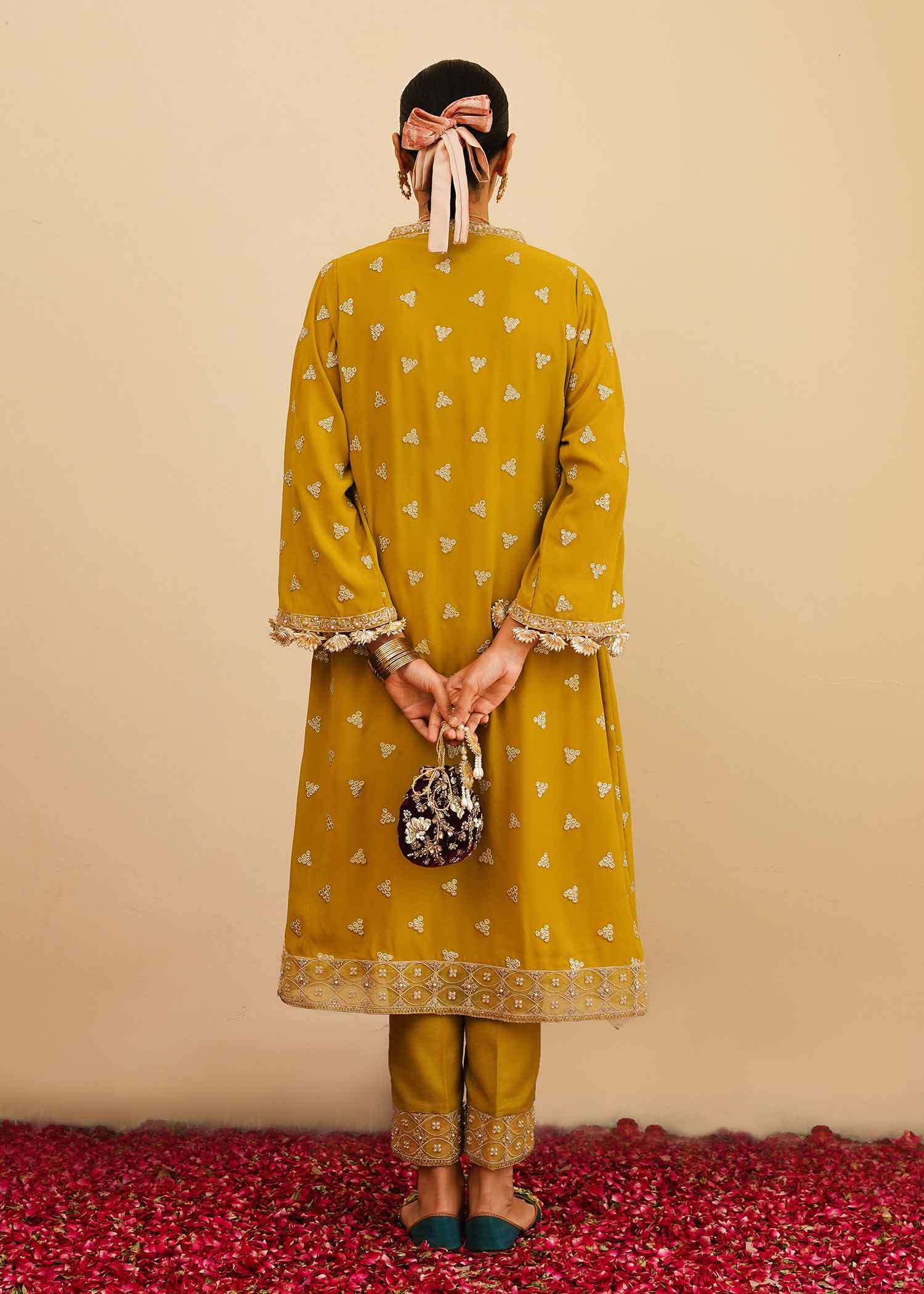 Mahgul | Eid Edit 2024 | Mustard Shine - Official Mahgul stockist in UK - Sakeena London