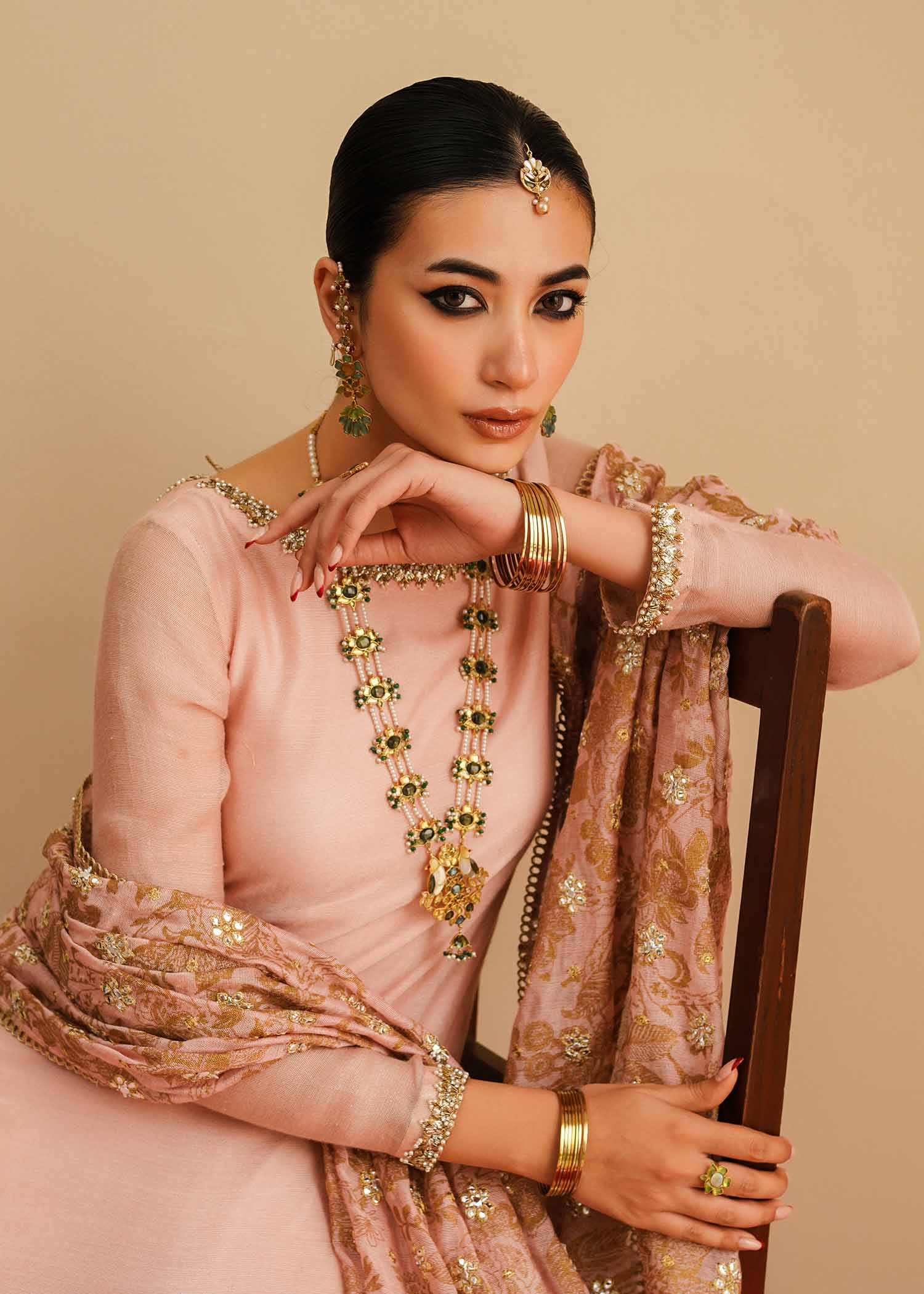 Mahgul | Eid Edit 2024 | Pink Elegance - Official Mahgul stockist in UK - Sakeena London
