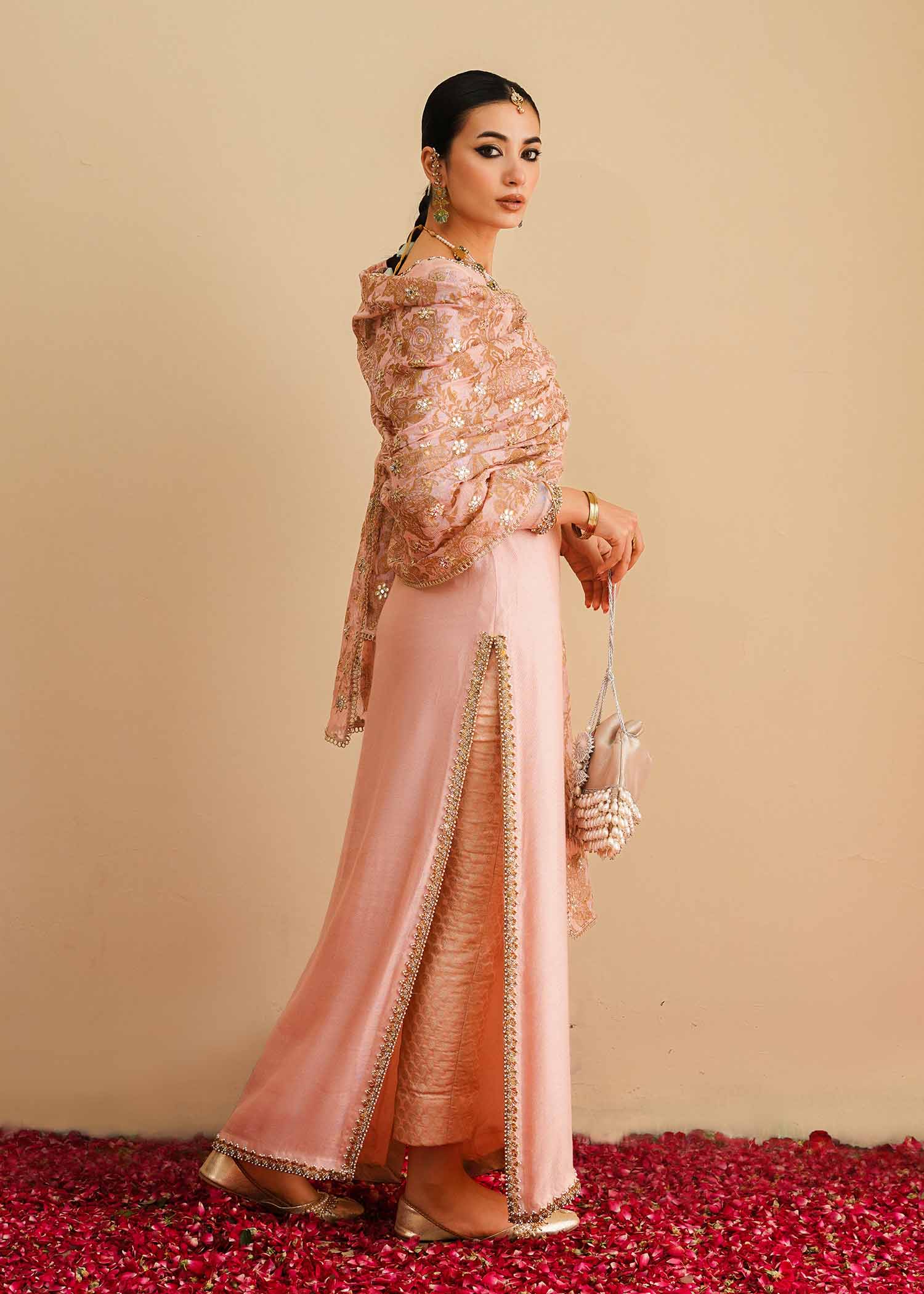 Mahgul | Eid Edit 2024 | Pink Elegance - Official Mahgul stockist in UK - Sakeena London