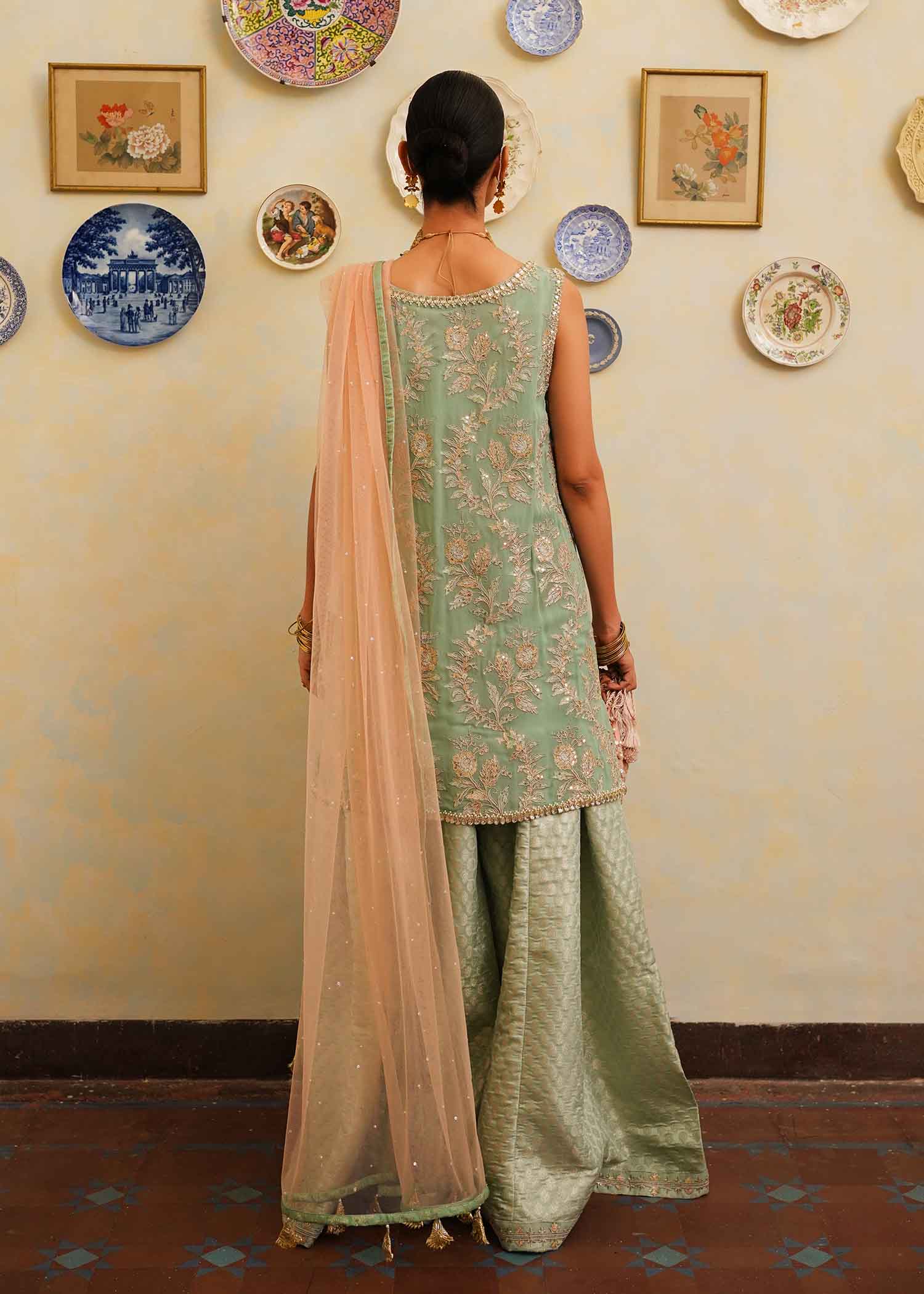 Mahgul | Eid Edit 2024 | Aqua Dream - Official Mahgul stockist in UK - Sakeena London