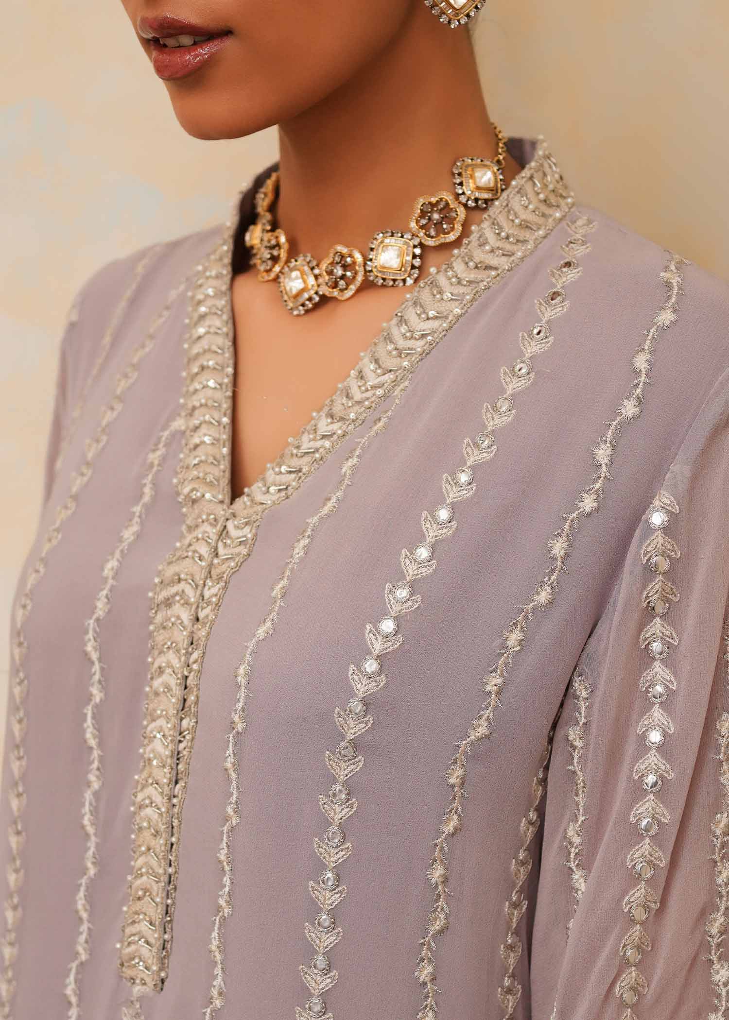 Mahgul | Eid Edit 2024 | Lavender Lines - Official Mahgul stockist in UK - Sakeena London