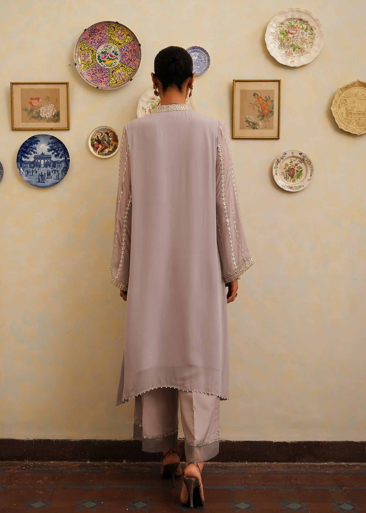 Mahgul | Eid Edit 2024 | Lavender Lines - Official Mahgul stockist in UK - Sakeena London