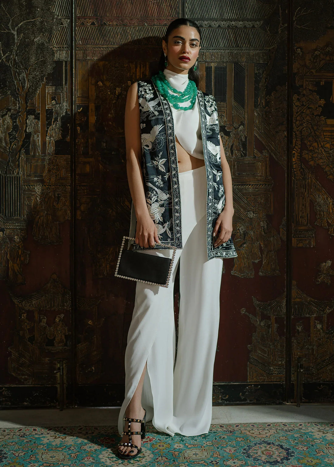 Mahgul | Eid Edit 2024 | Black Crane - Official Mahgul stockist in UK - Sakeena London