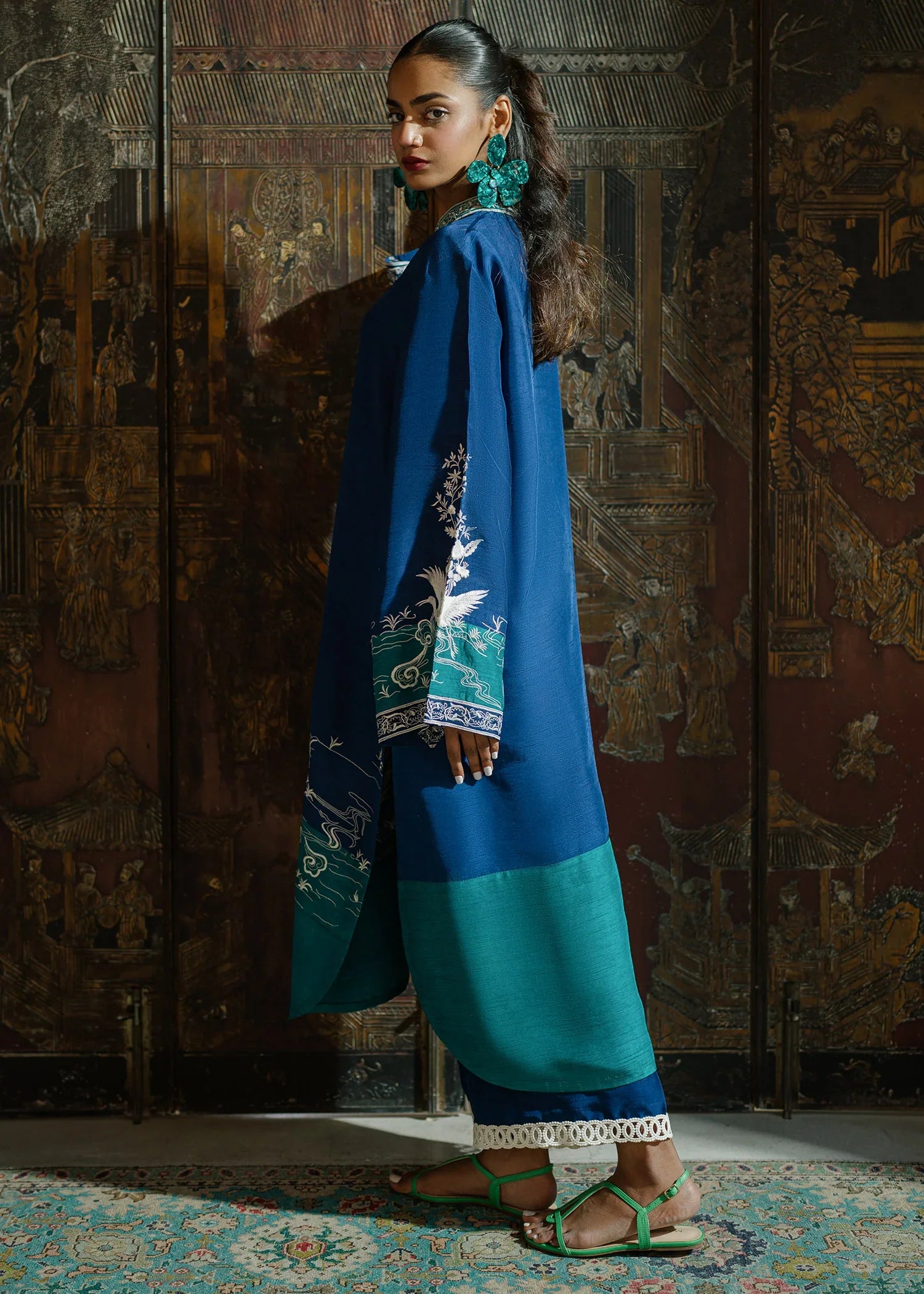 Mahgul | Eid Edit 2024 | Midnight Crush - Official Mahgul stockist in UK - Sakeena London