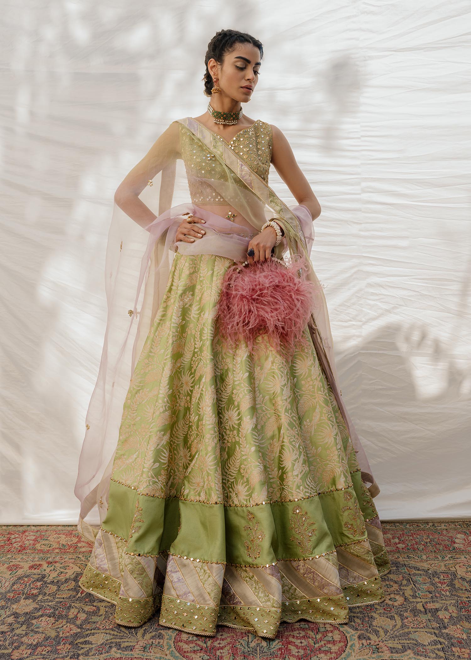 Mahgul | Eid Edit 2024 | Mirrored Screen - Official Mahgul stockist in UK - Sakeena London