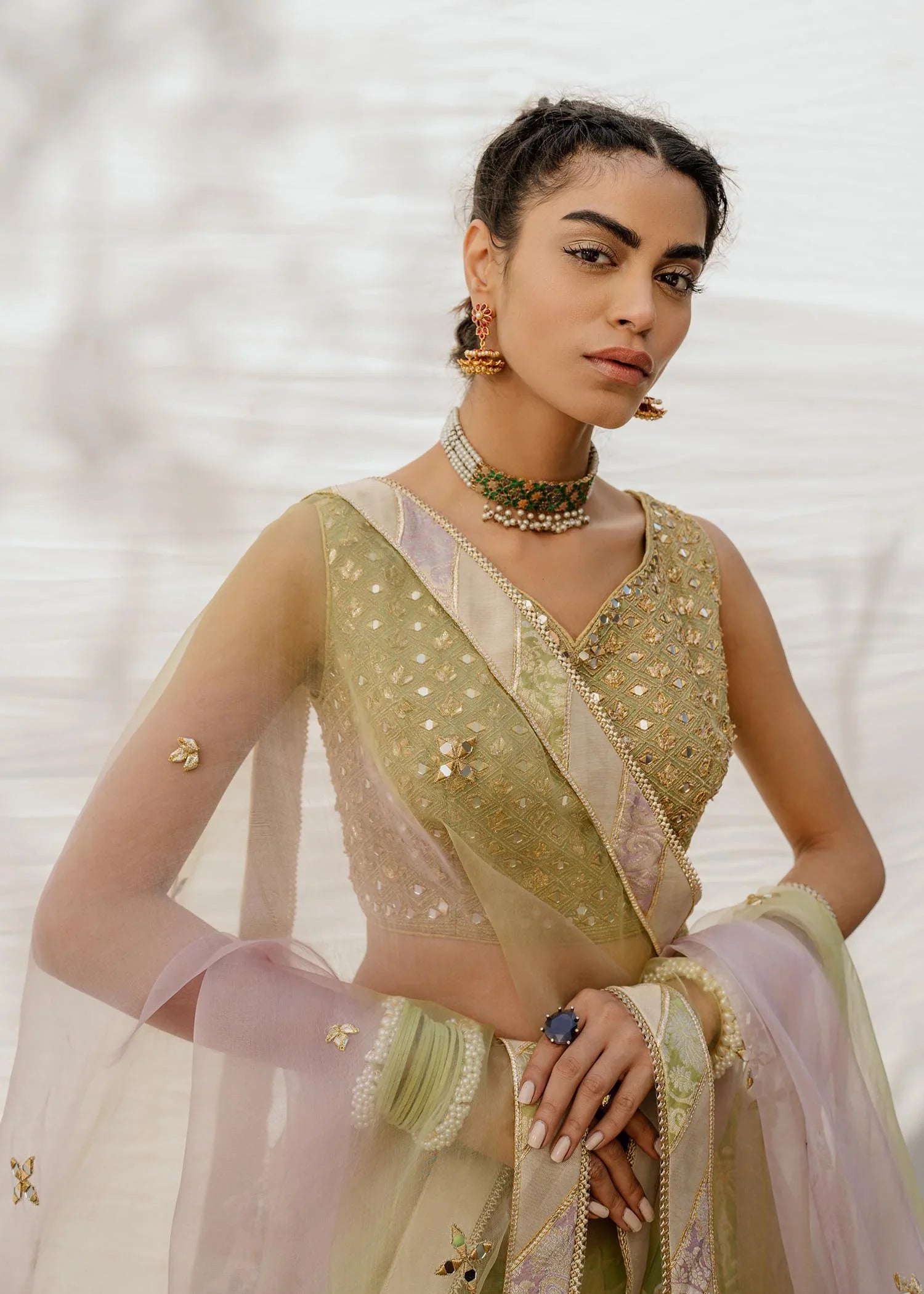 Mahgul | Eid Edit 2024 | Mirrored Screen - Official Mahgul stockist in UK - Sakeena London