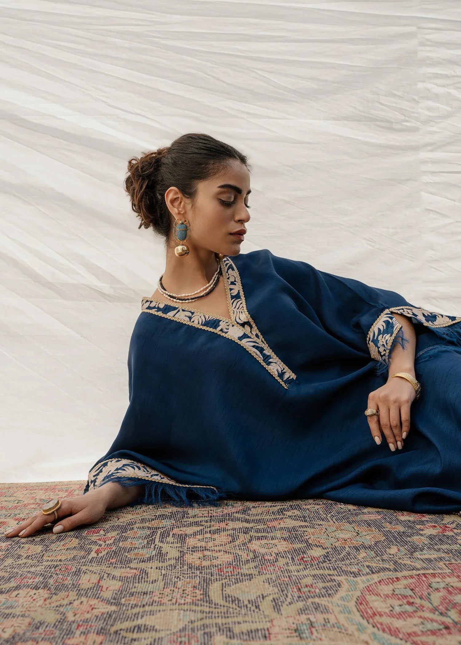 Mahgul | Eid Edit 2024 | Cobalt Sea - Official Mahgul stockist in UK - Sakeena London