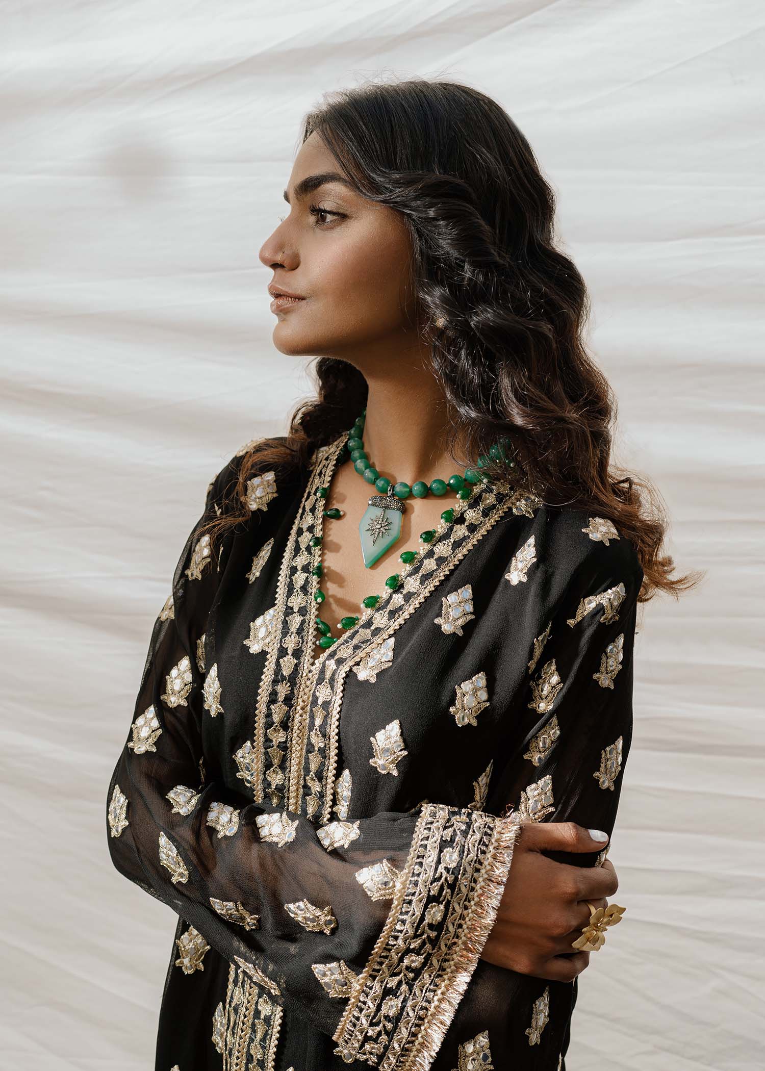 Mahgul | Eid Edit 2024 | Black Stone - Official Mahgul stockist in UK - Sakeena London