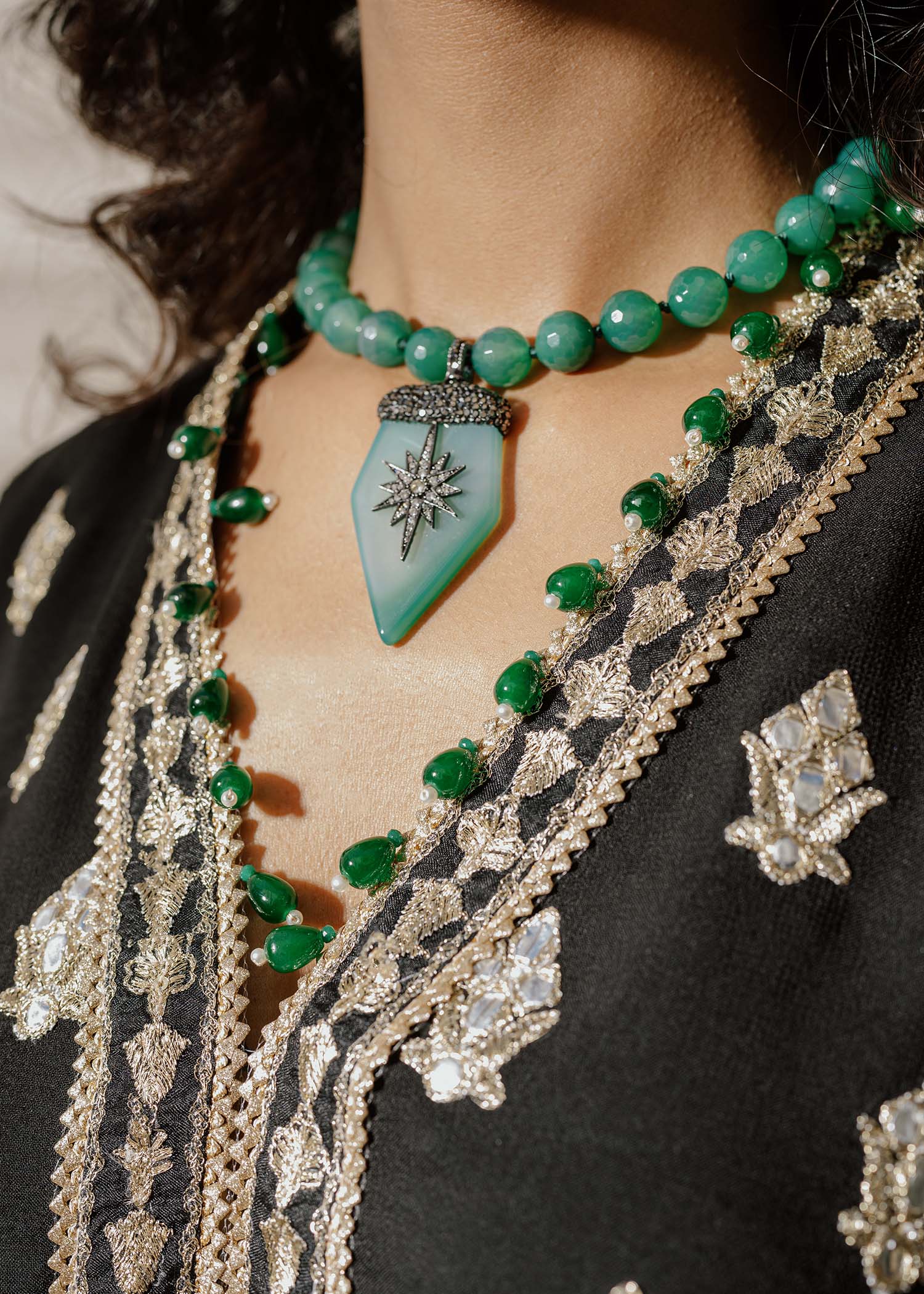 Mahgul | Eid Edit 2024 | Black Stone - Official Mahgul stockist in UK - Sakeena London