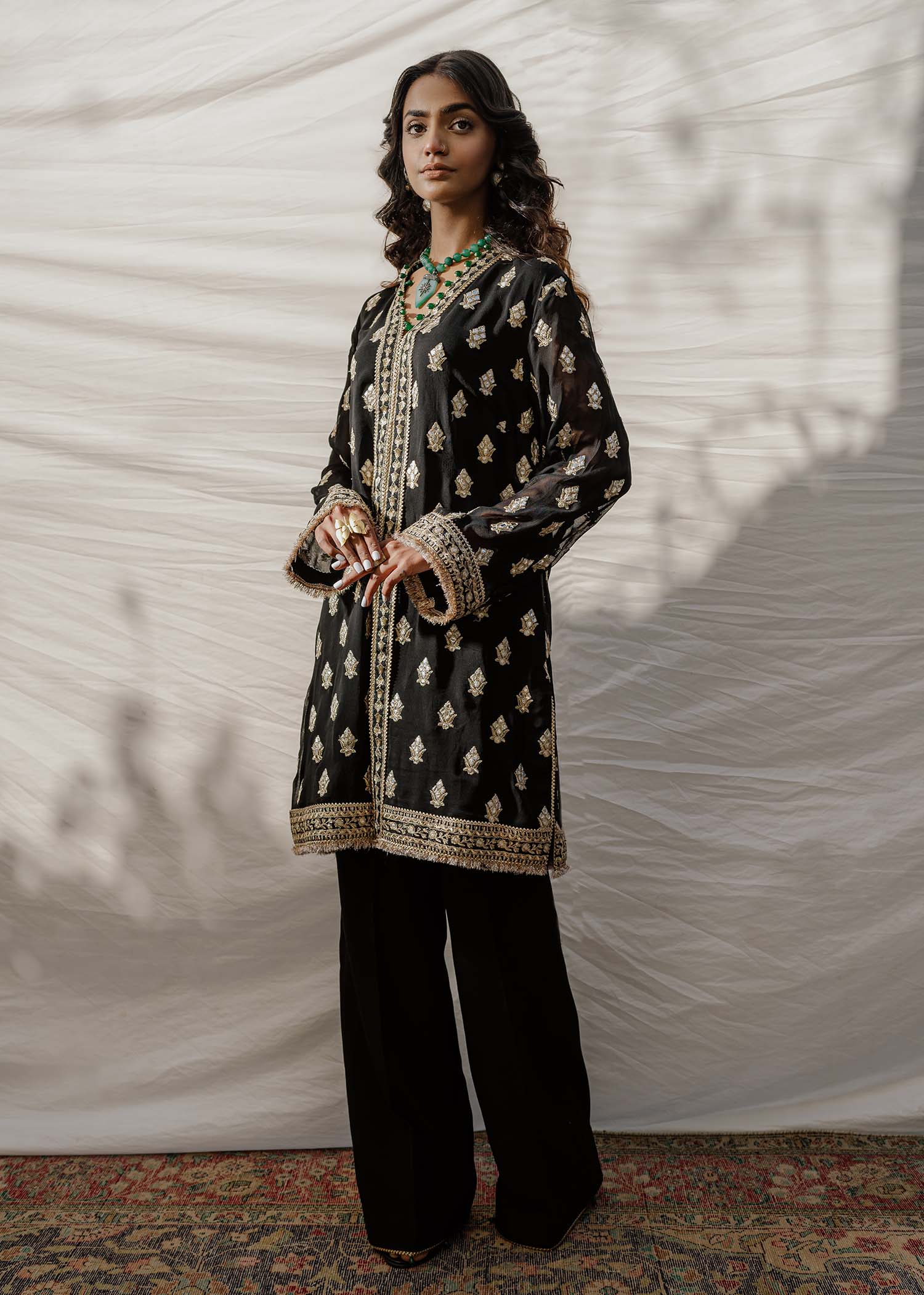 Mahgul | Eid Edit 2024 | Black Stone - Official Mahgul stockist in UK - Sakeena London