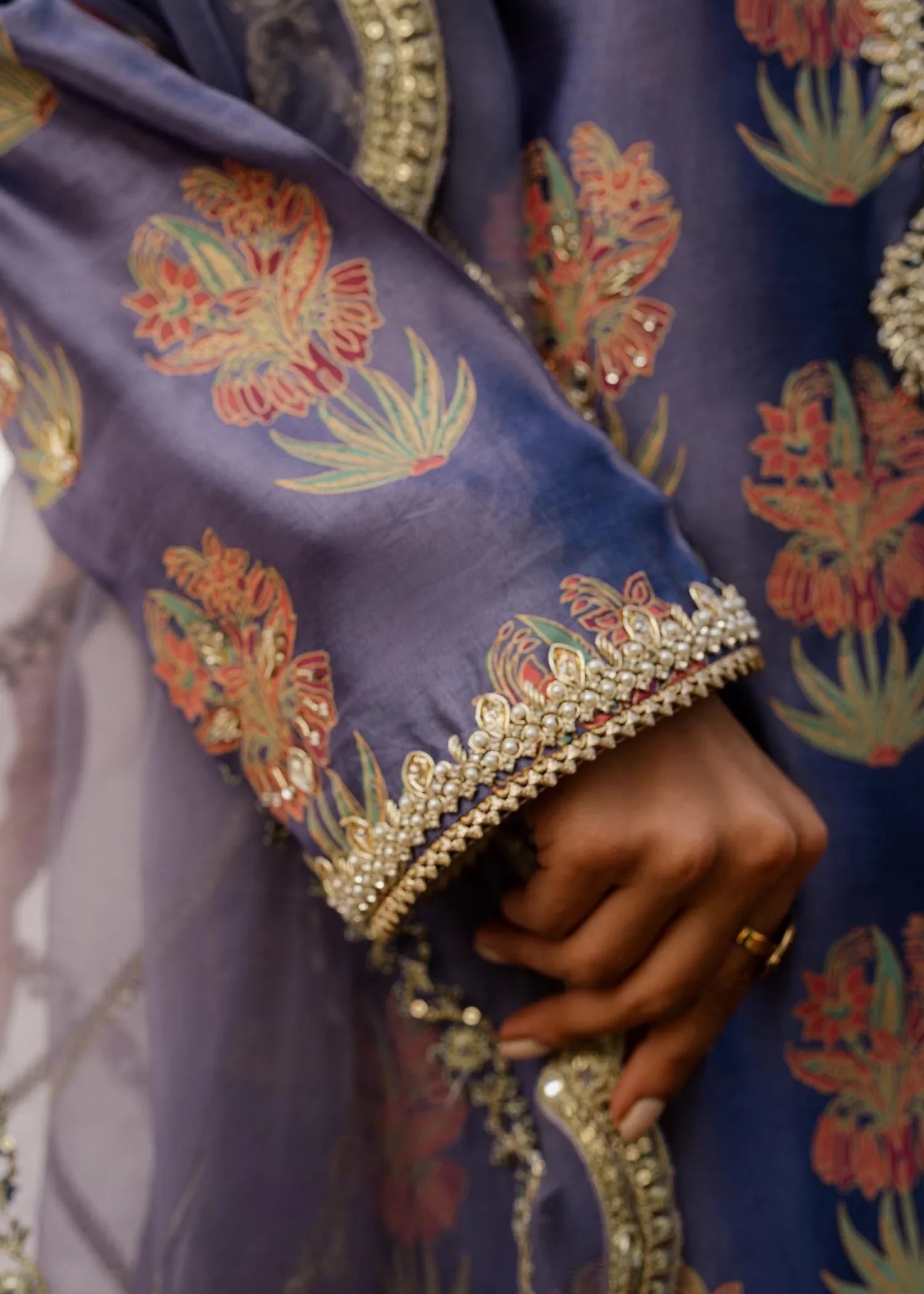 Mahgul | Eid Edit 2024 | Damson Diamante - Official Mahgul stockist in UK - Sakeena London