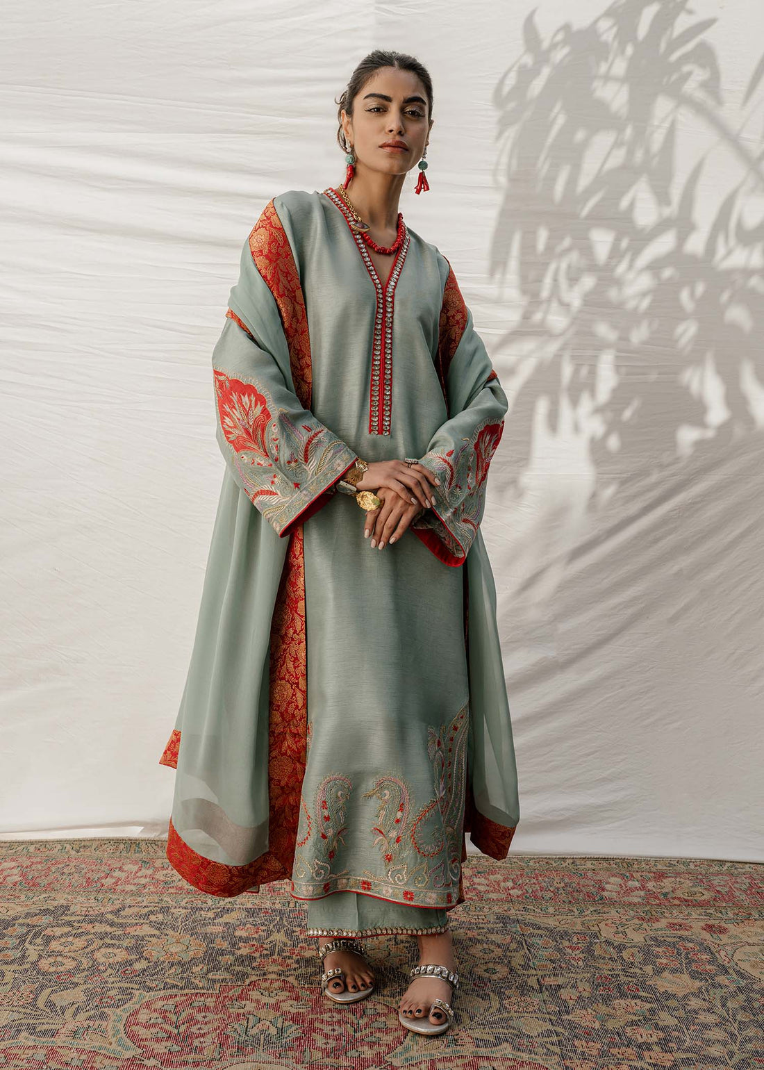 Mahgul | Eid Edit 2024 | Kashmiri Sea - Official Mahgul stockist in UK - Sakeena London